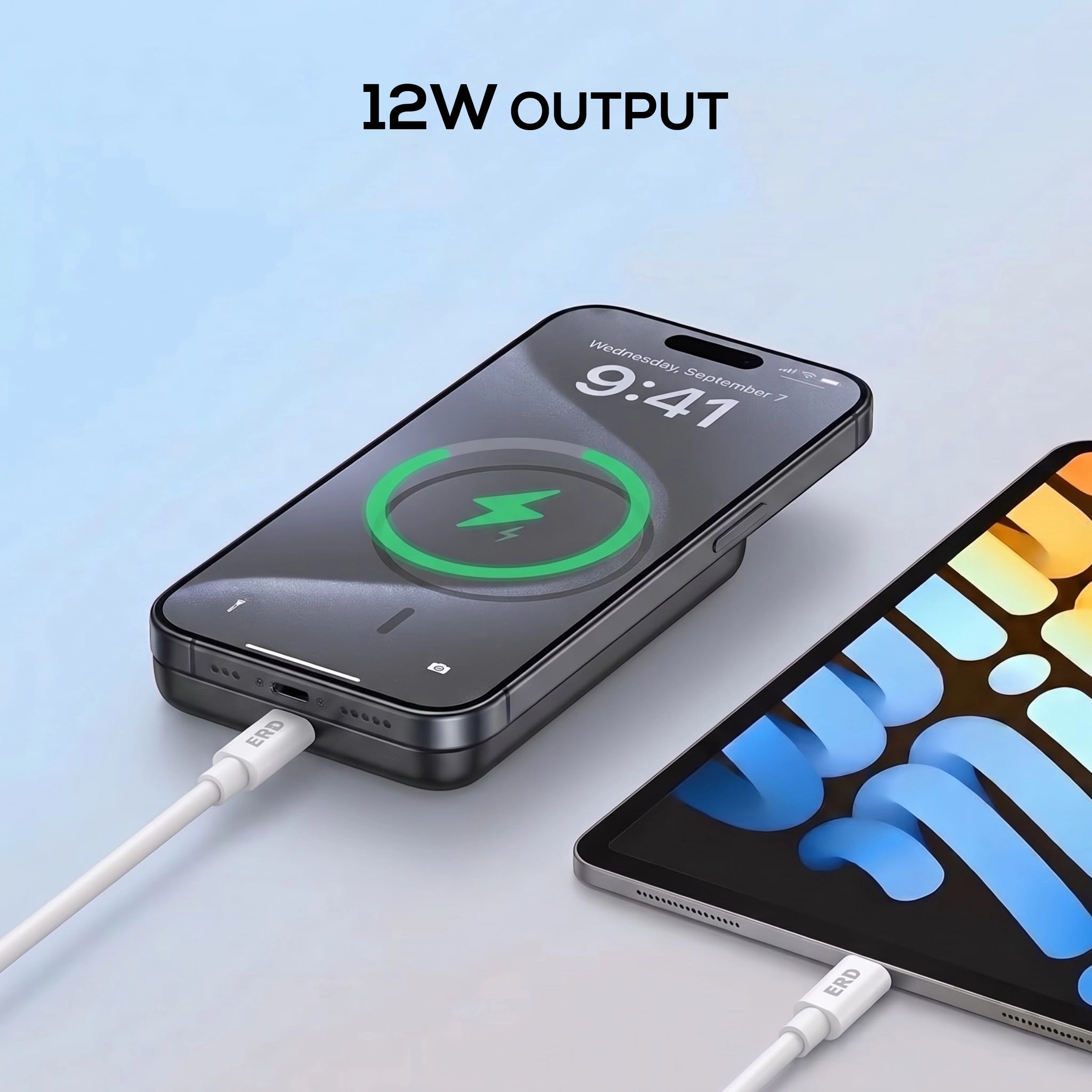 ERD PB-184 Power Bank 5000 mAh,12W Wireless Charging