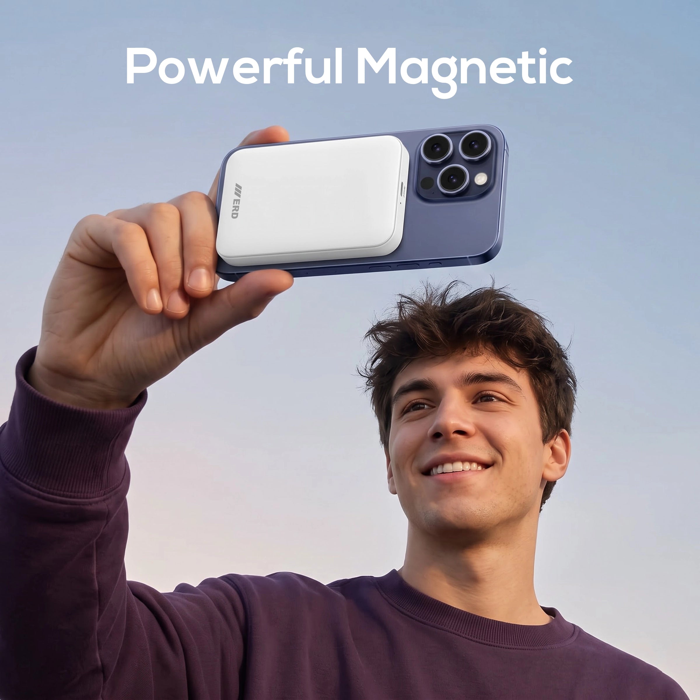 ERD PB-184 Power Bank 5000 mAh,12W Wireless Charging