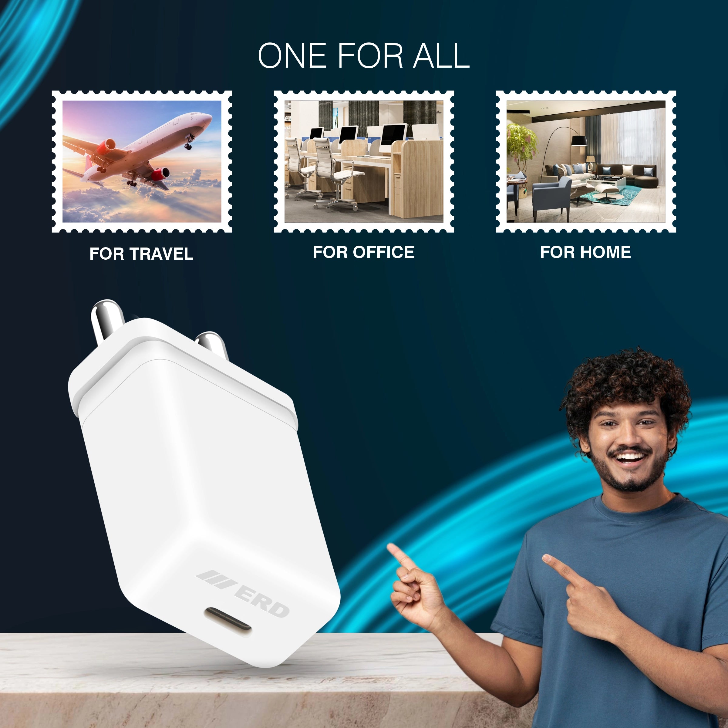 ERD TC-133 USB C PD CHARGER DOCK 33W