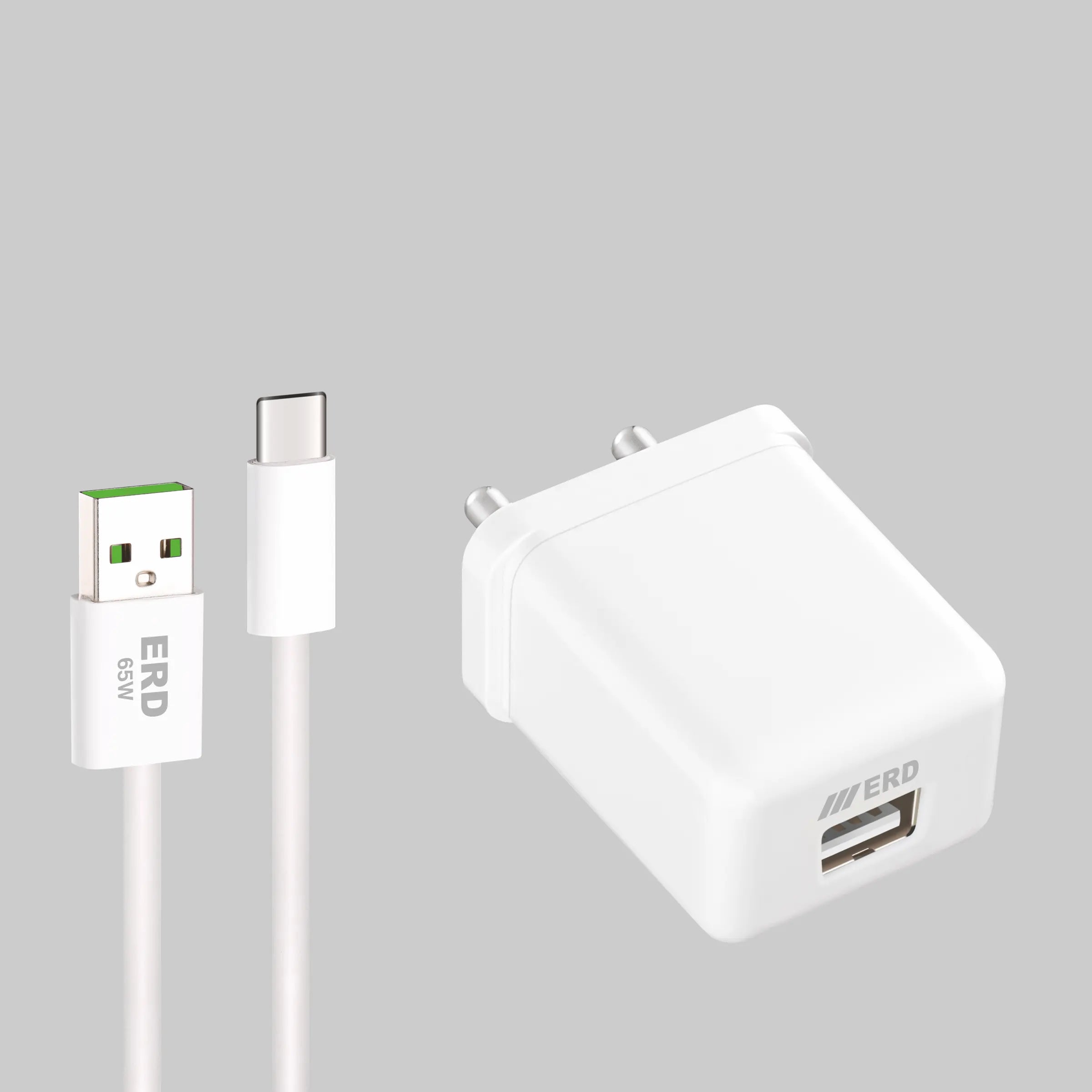 ERD TC-104 CHARGER + USB-C WHITE 15W