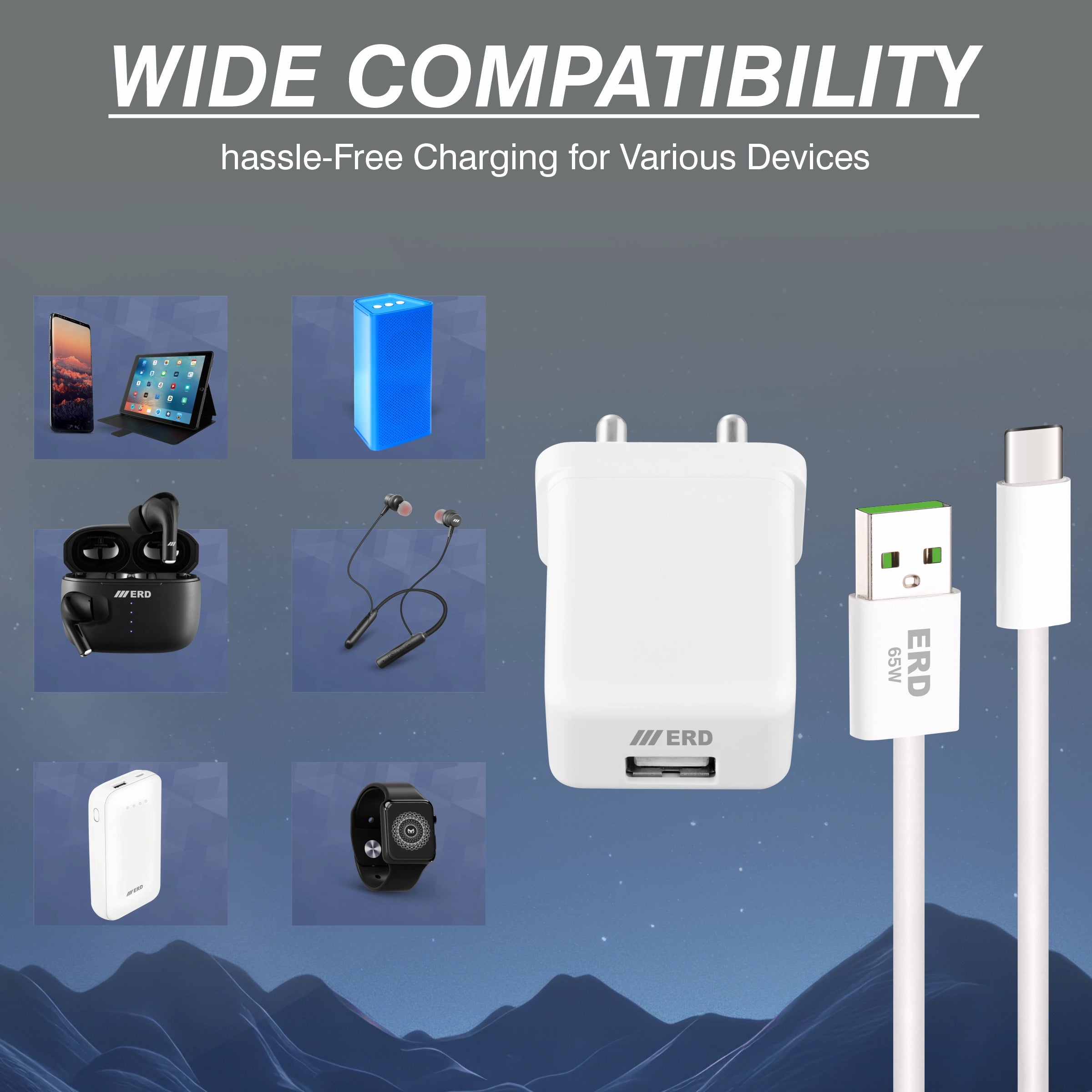 ERD TC-124 CHARGER  USB-C FLASH 44W