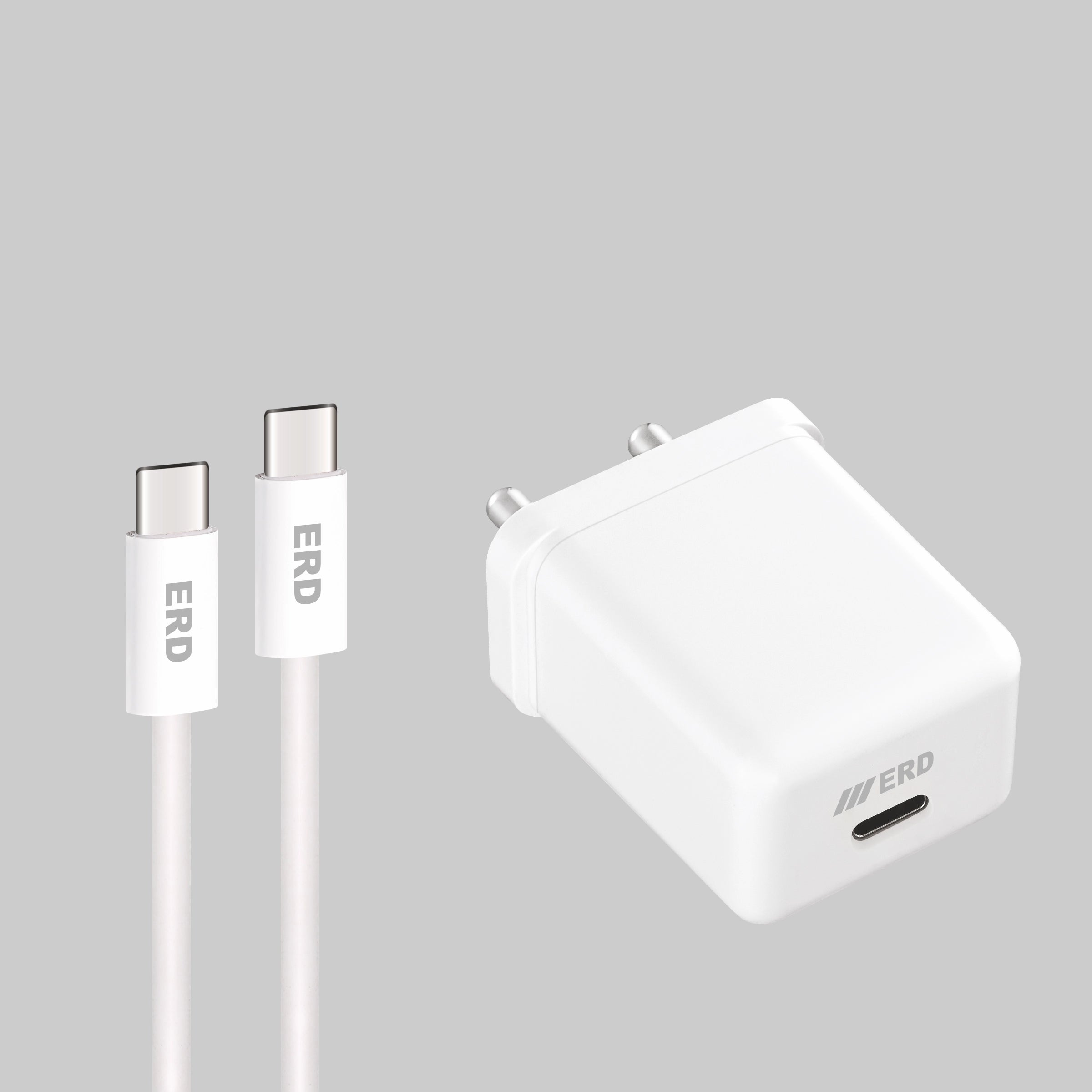 ERD TC-131 CHARGER USB-C 1P15 TO C PD WHT 20W
