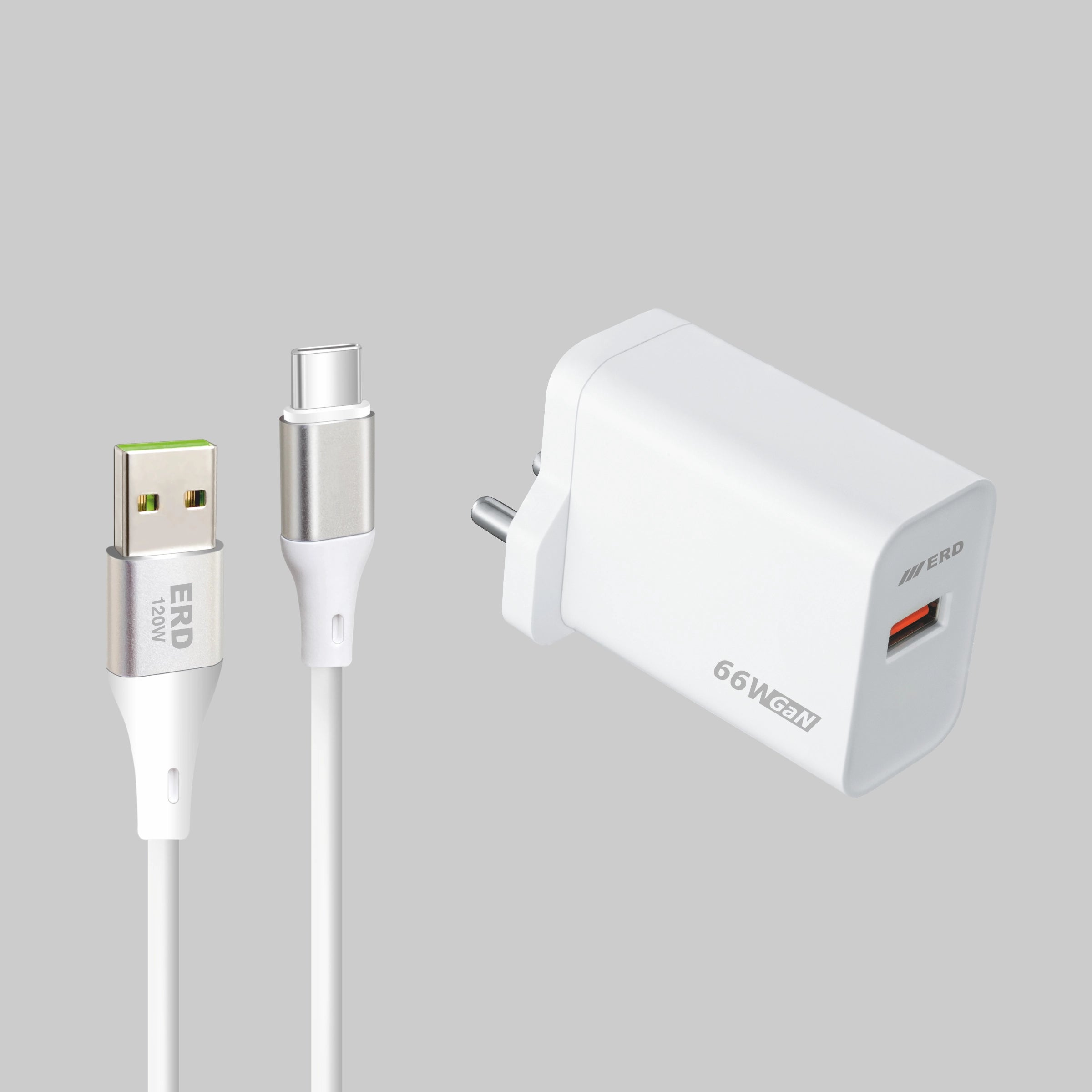 ERD TC-163 CHARGER  USB-C WHITE 66W