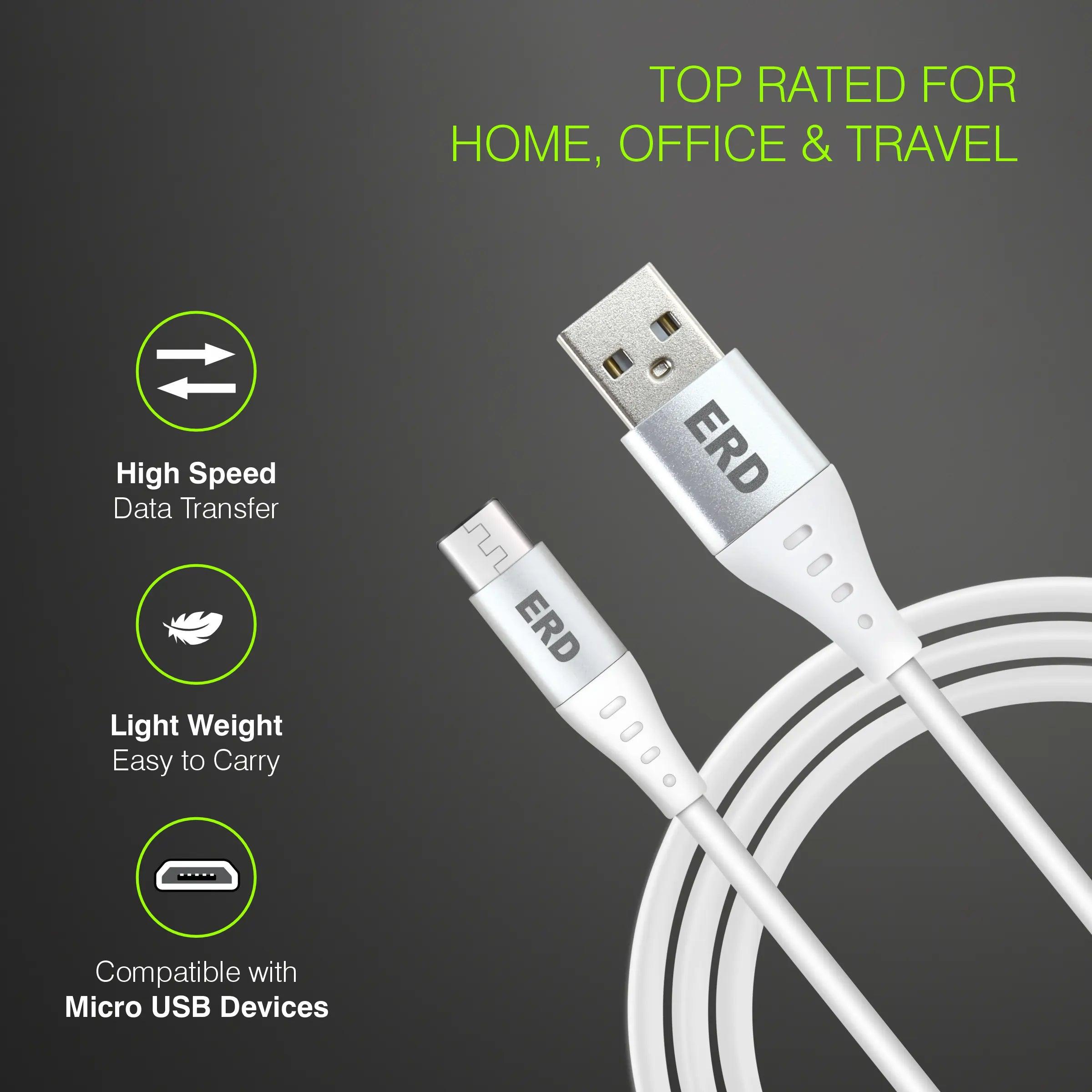 ERD TC-102 Charger With Micro USB 5V/2Amp (10W)