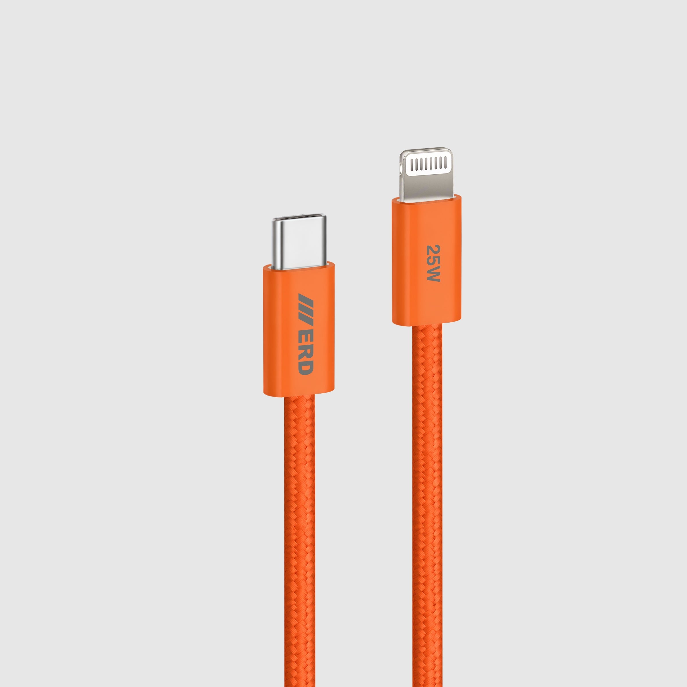 UC-388 USB-C to Lightning Braided Data Cable Solid casing 25W