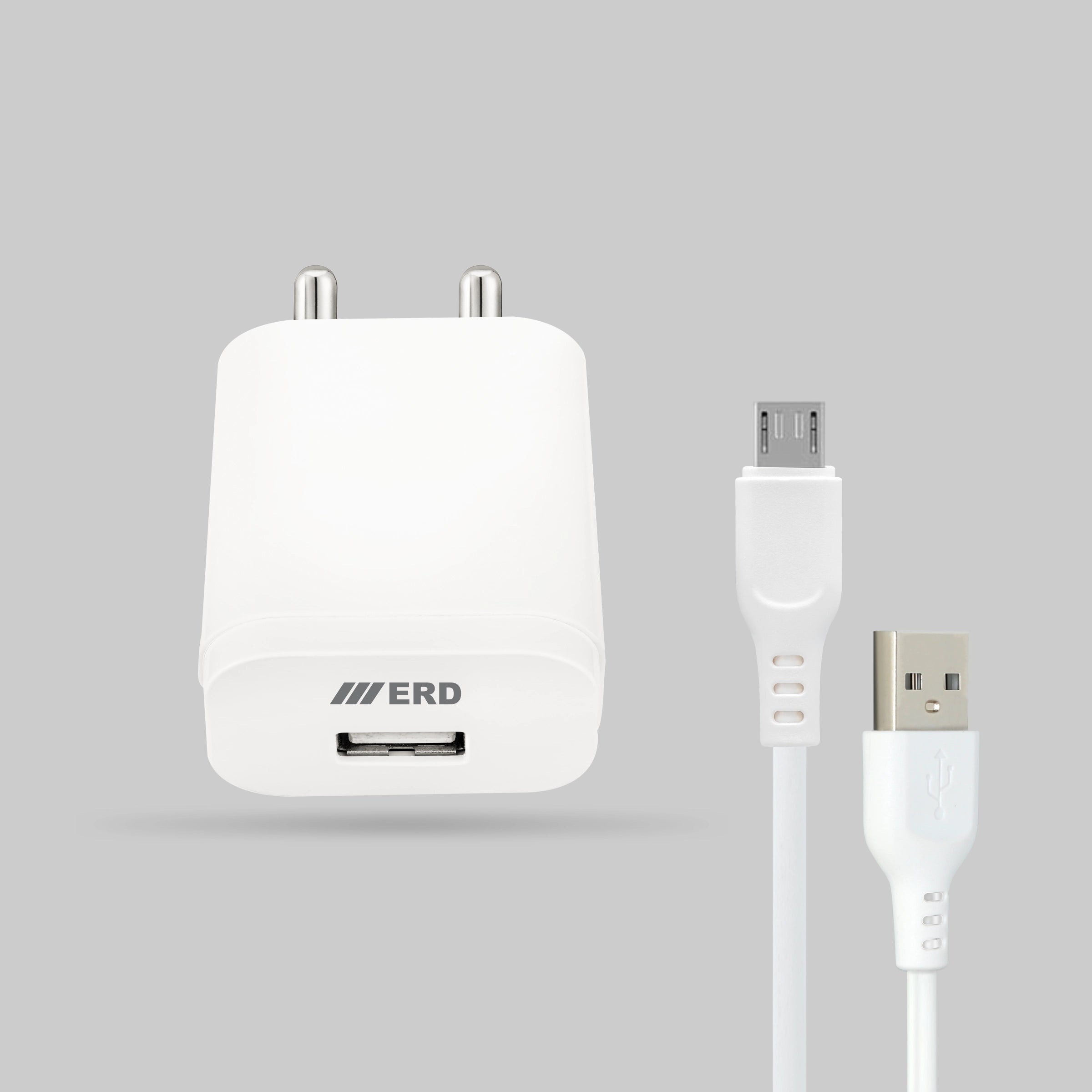 ERD TC-202 CHARGER + MICRO USB WHITE 10W
