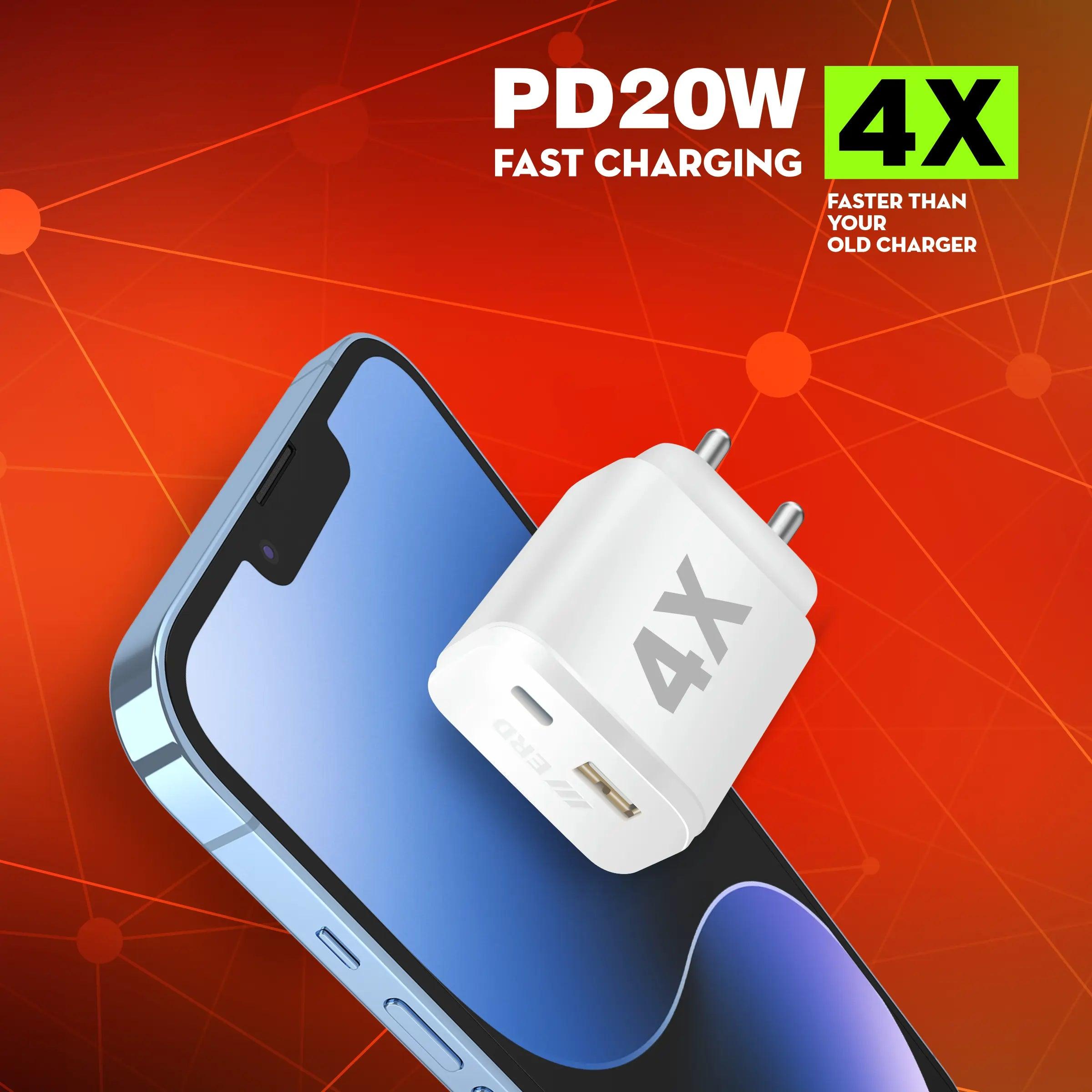 ERD TC-141 USB A+C CHARGER DOCK 20W