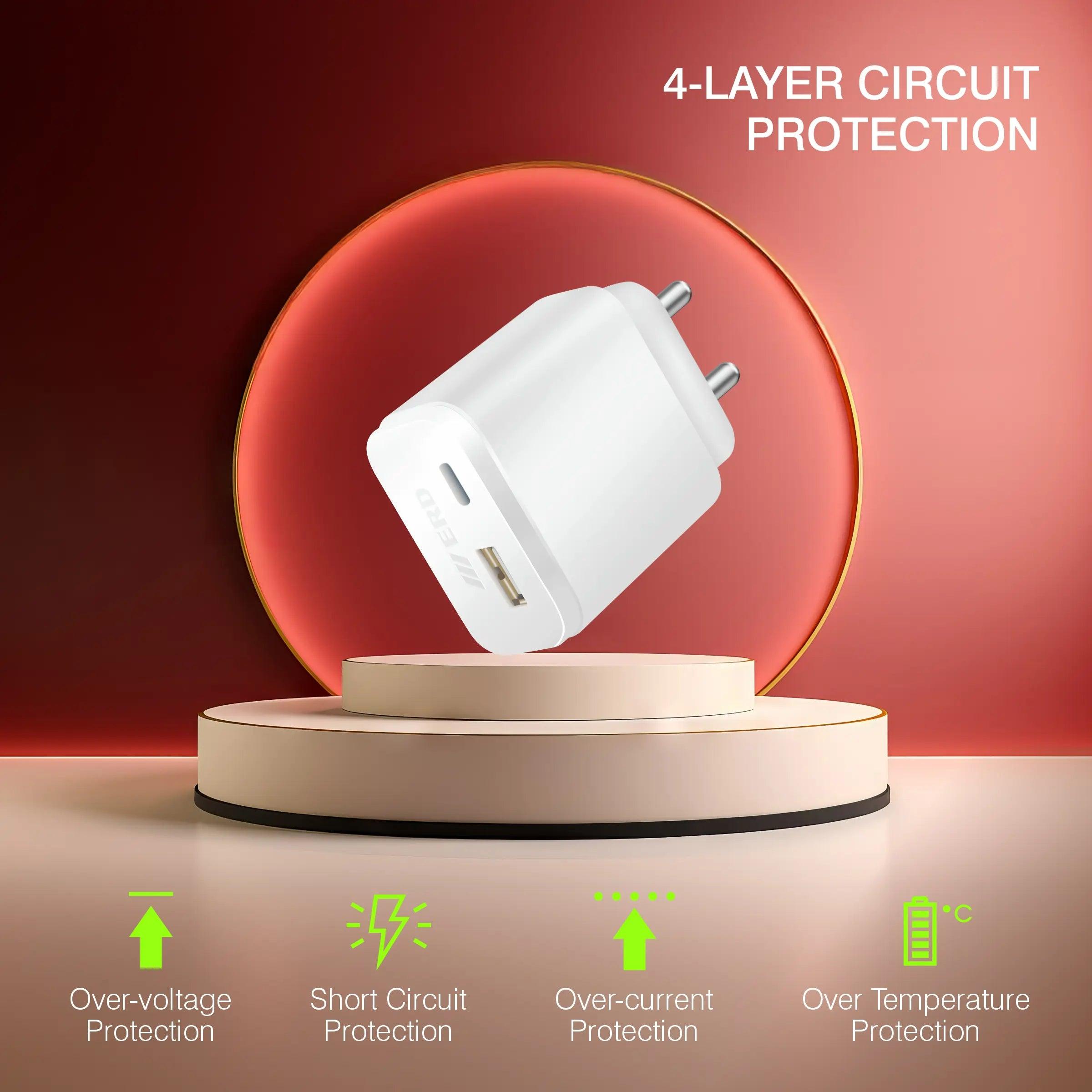 ERD TC-141 USB A+C CHARGER DOCK 20W