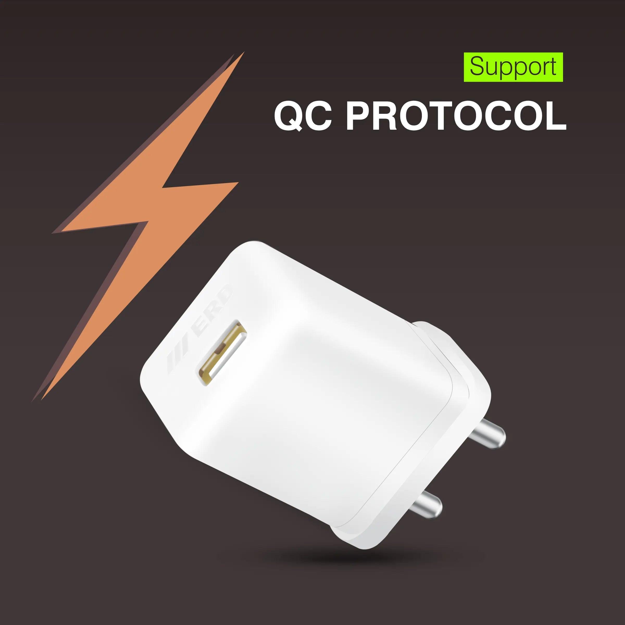 ERD TC-121 USB A QC CHARGER DOCK 20W