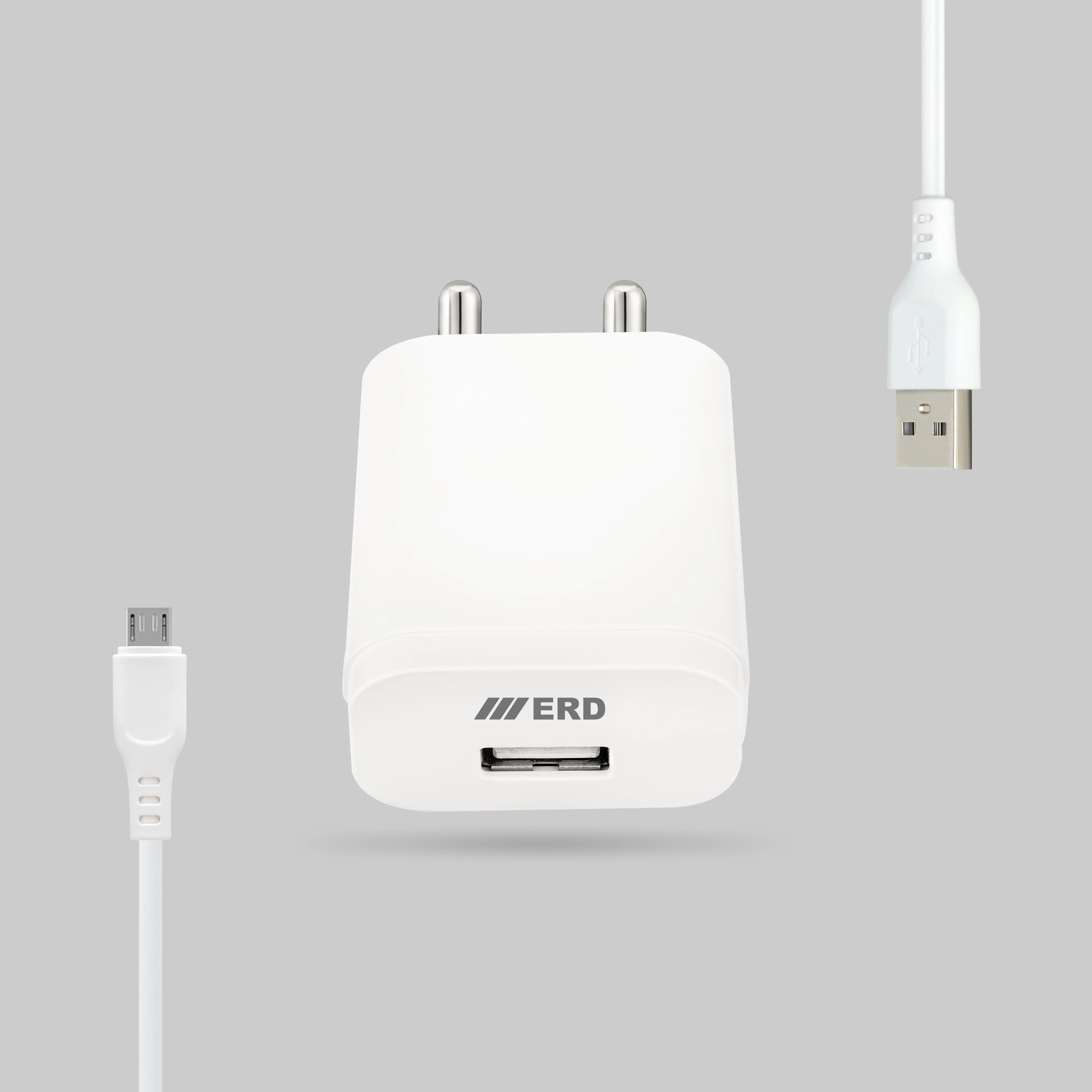 ERD TC-202 CHARGER + MICRO USB WHITE 10W