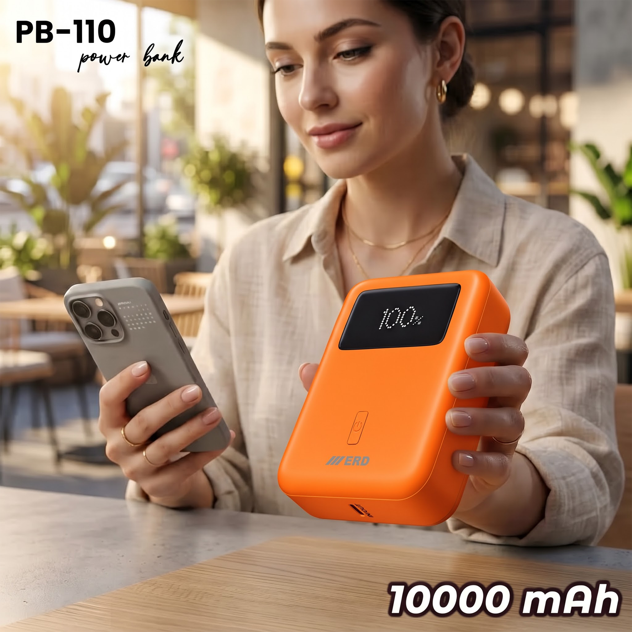 ERD PB-110 POWER BANK 10000mAh 25W