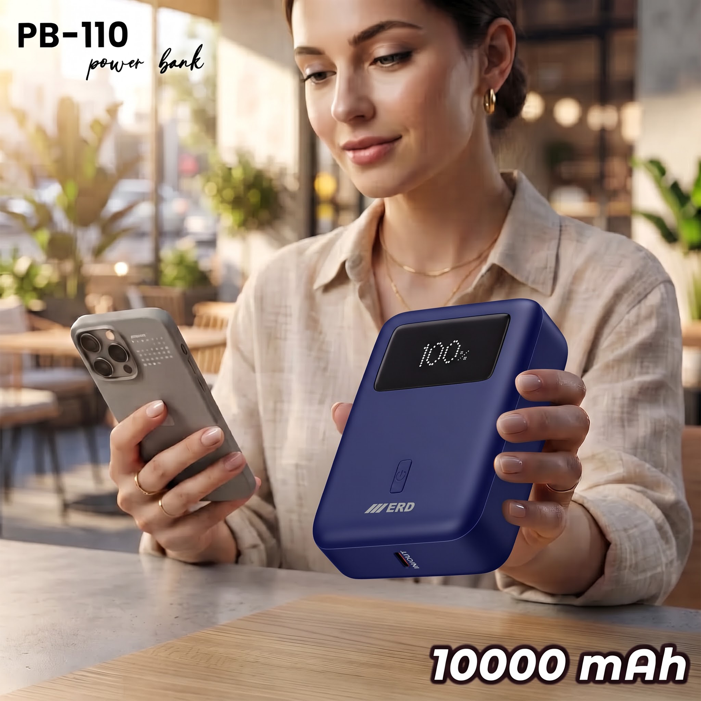 ERD PB-110 POWER BANK 10000mAh 25W