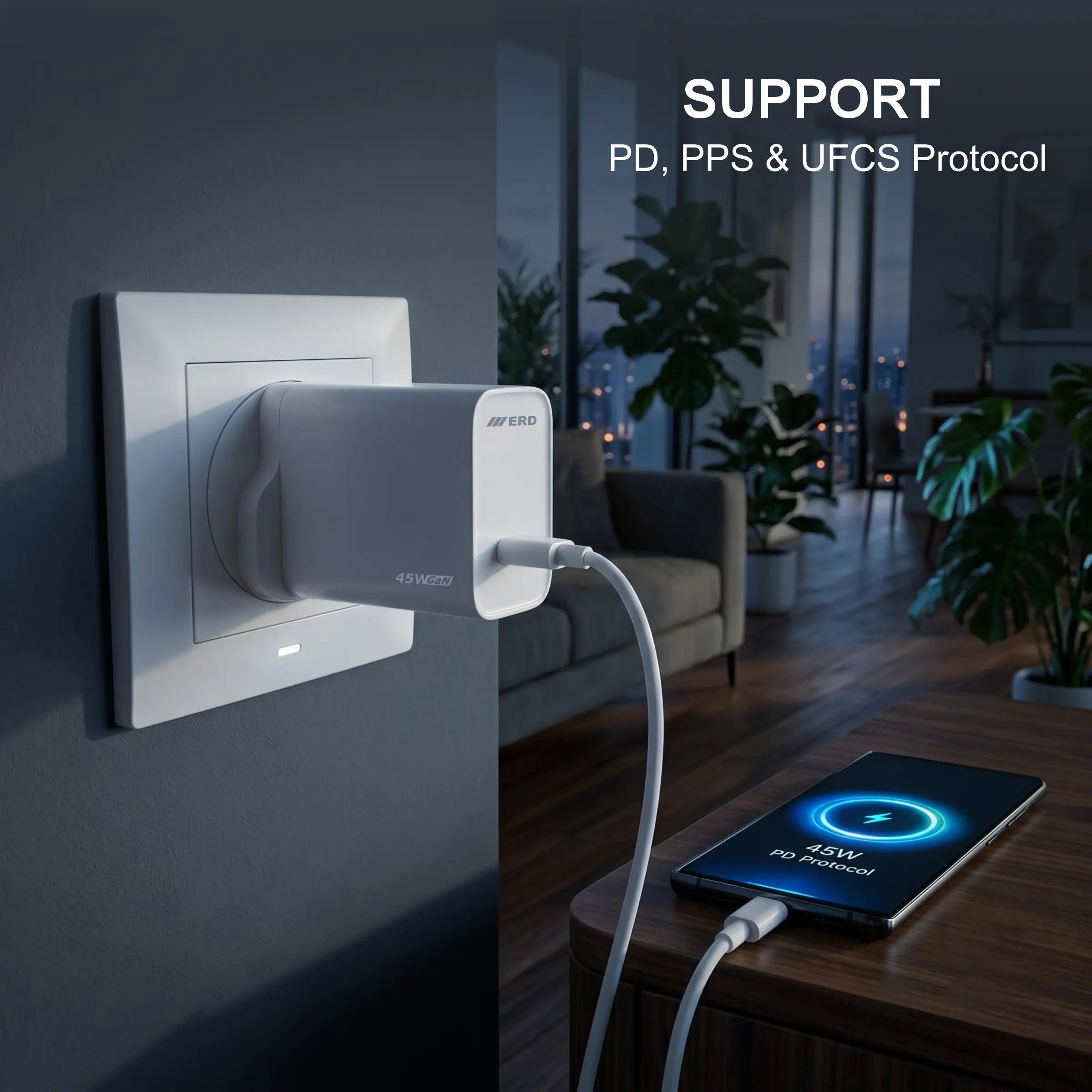 TC-154 USB-C GaN Charger, 45W