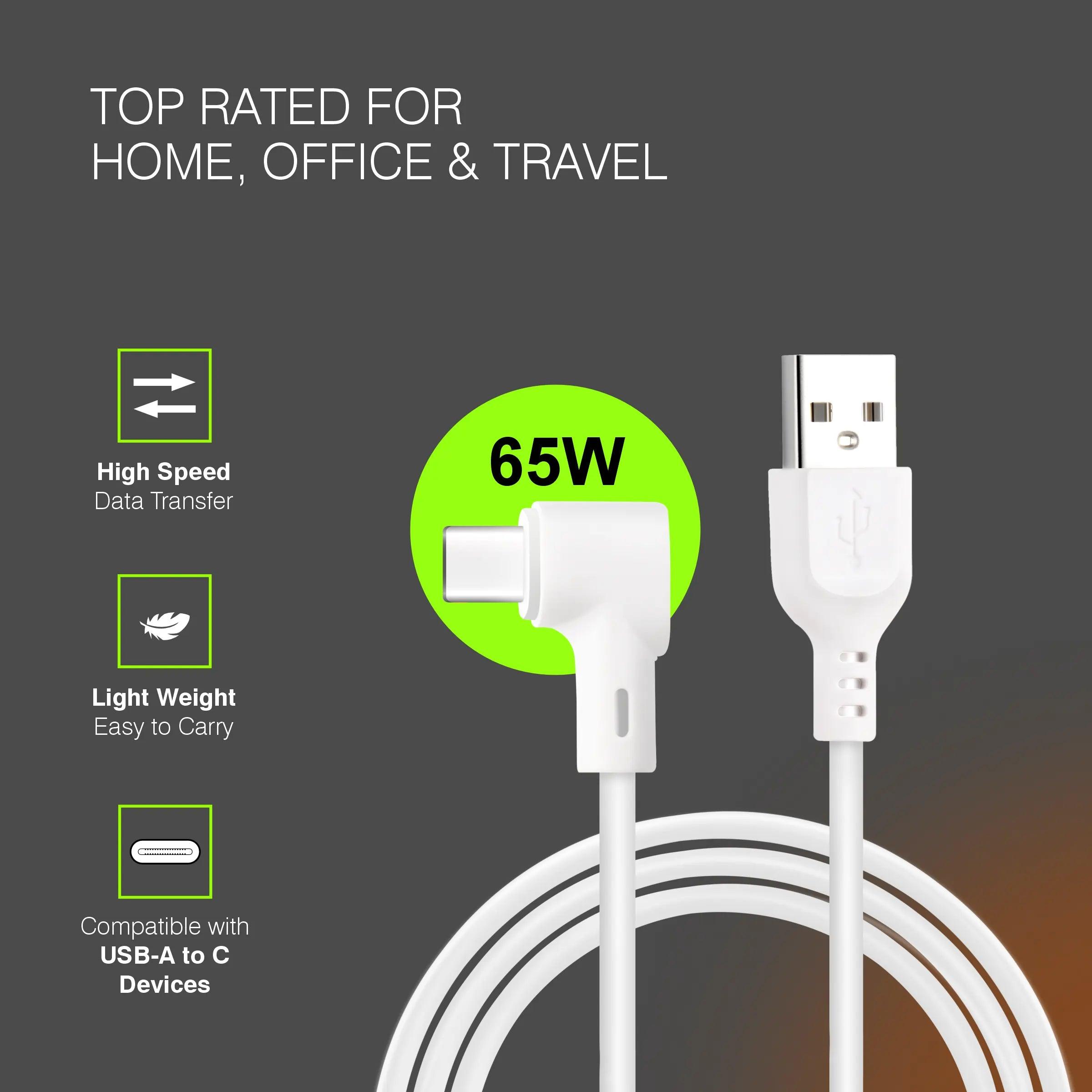 ERD UC-132 USB-C L Shape Data Cable