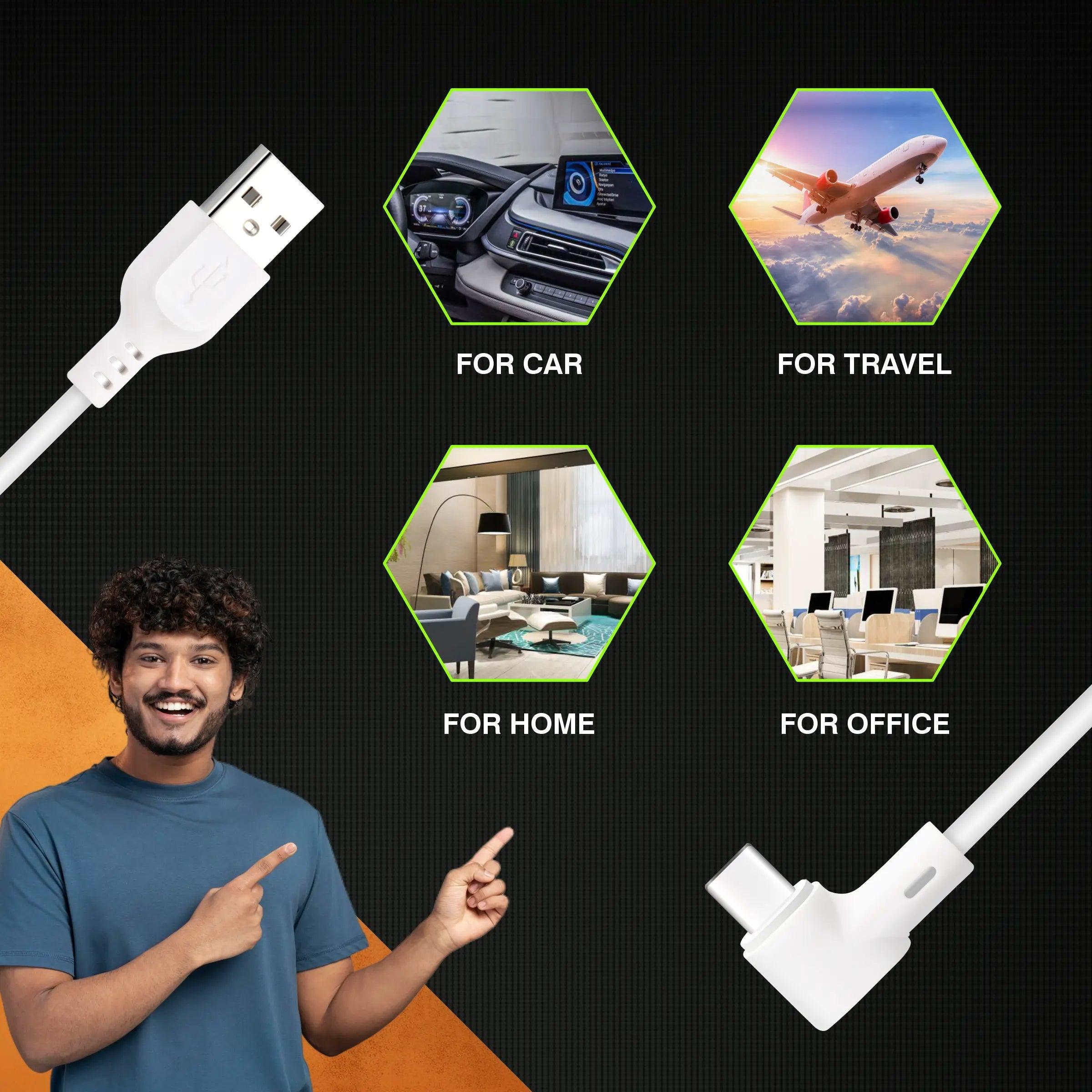 ERD UC-132 USB-C L Shape Data Cable