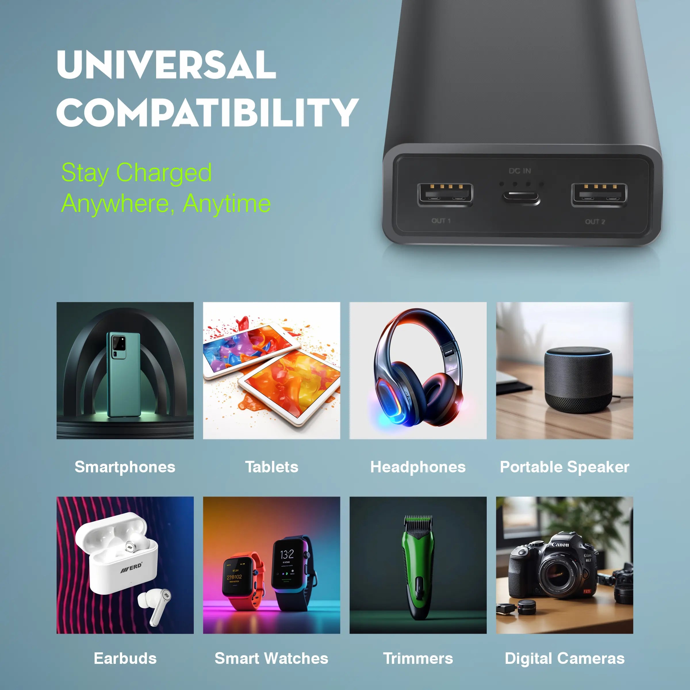 ERD PB-20KE Power Bank 20000 mAh (12W)