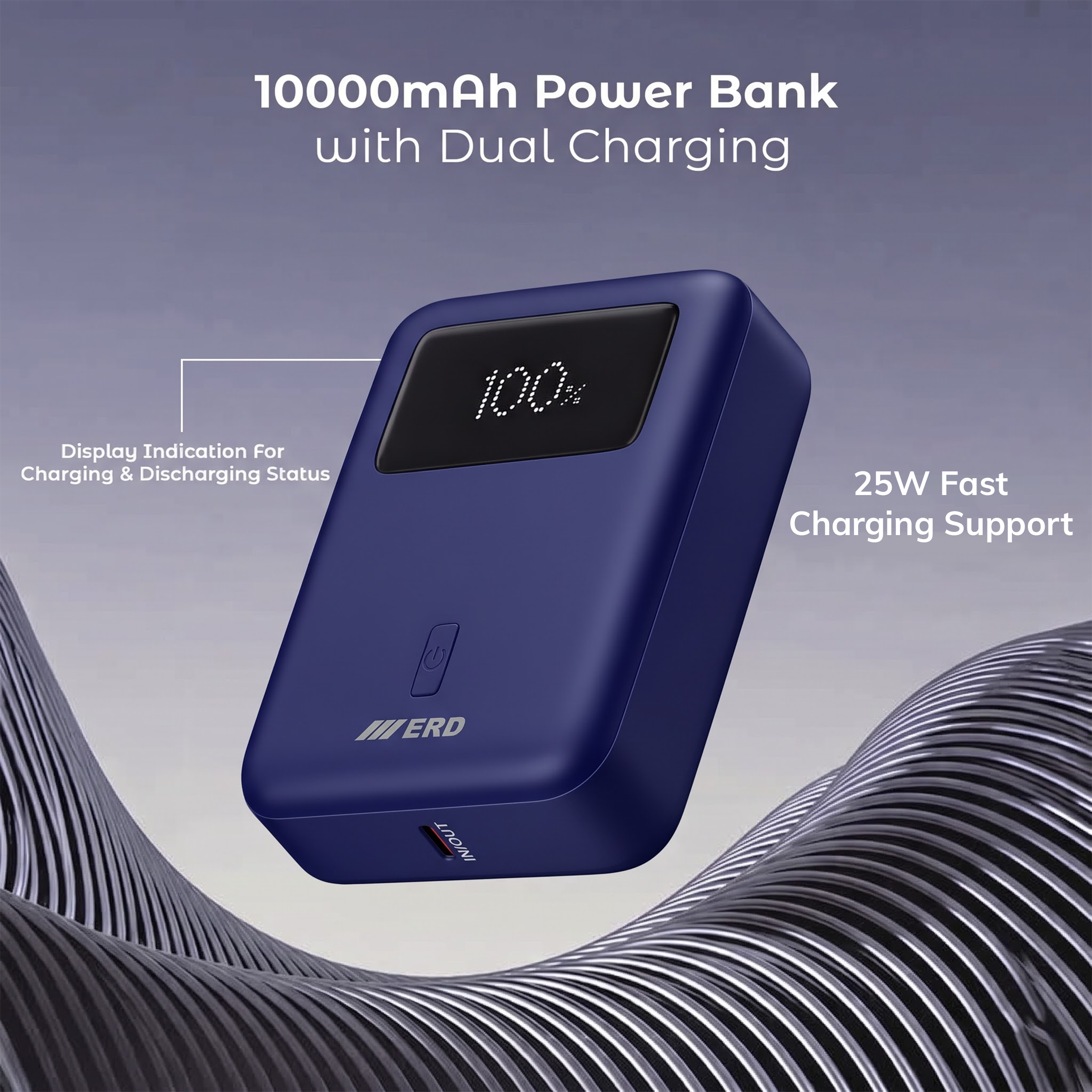 ERD PB-110 POWER BANK 10000mAh 25W