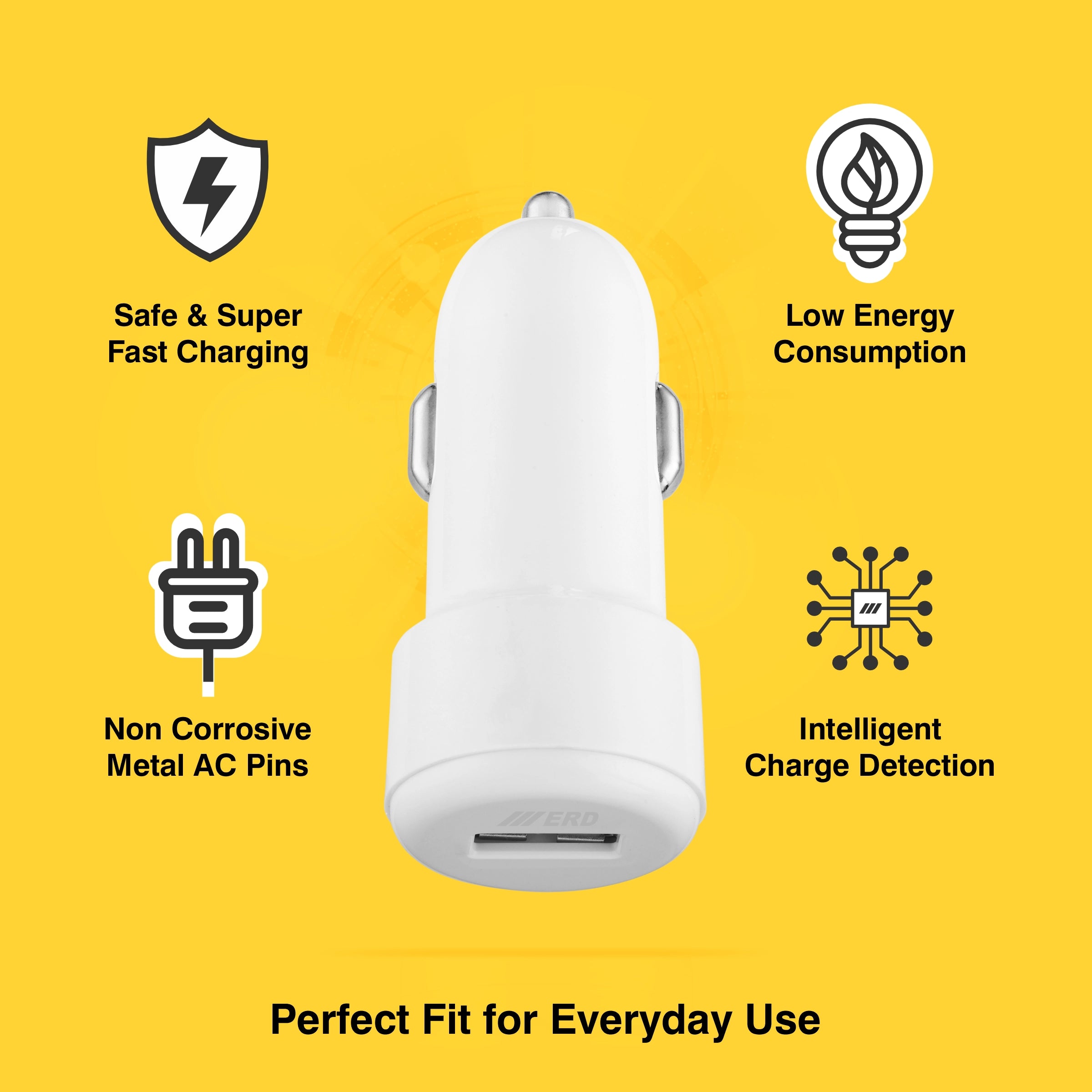 ERD CC-114 USB A VOOC Car Charger 25Watt