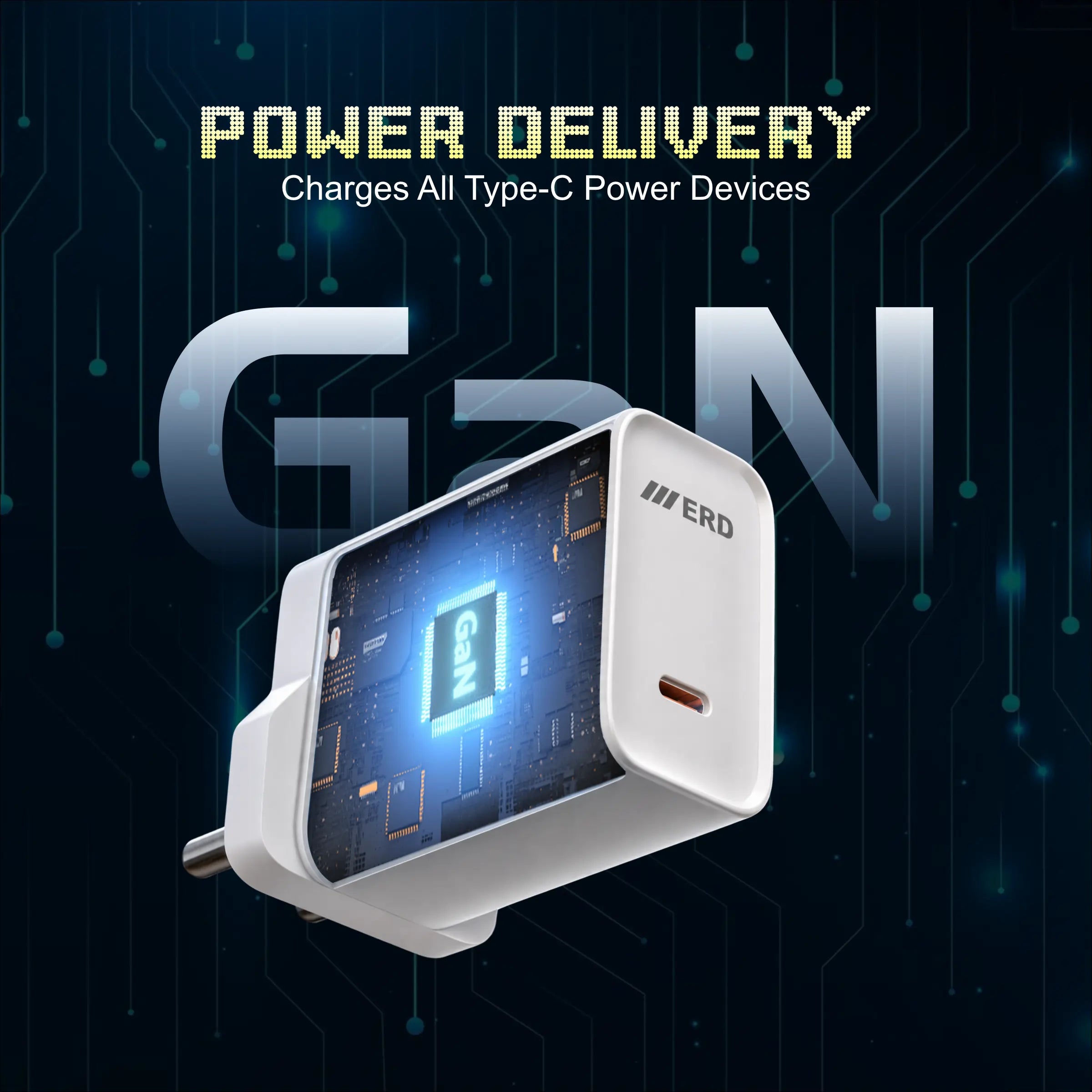 TC-155 USB-C GaN Charger, 65W WIth C to C Cable