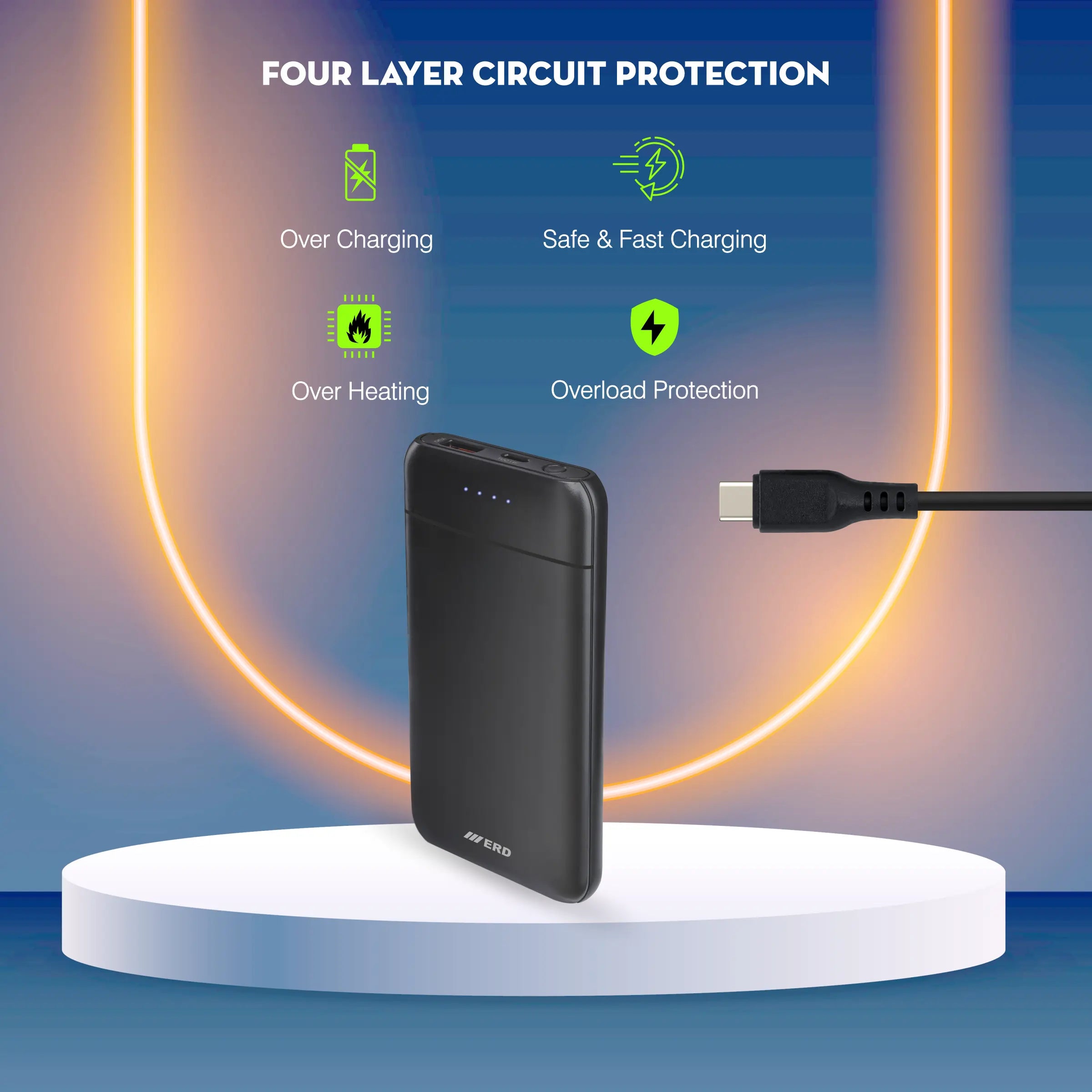 ERD PB-130 Power Bank 10000 mAh (25W)