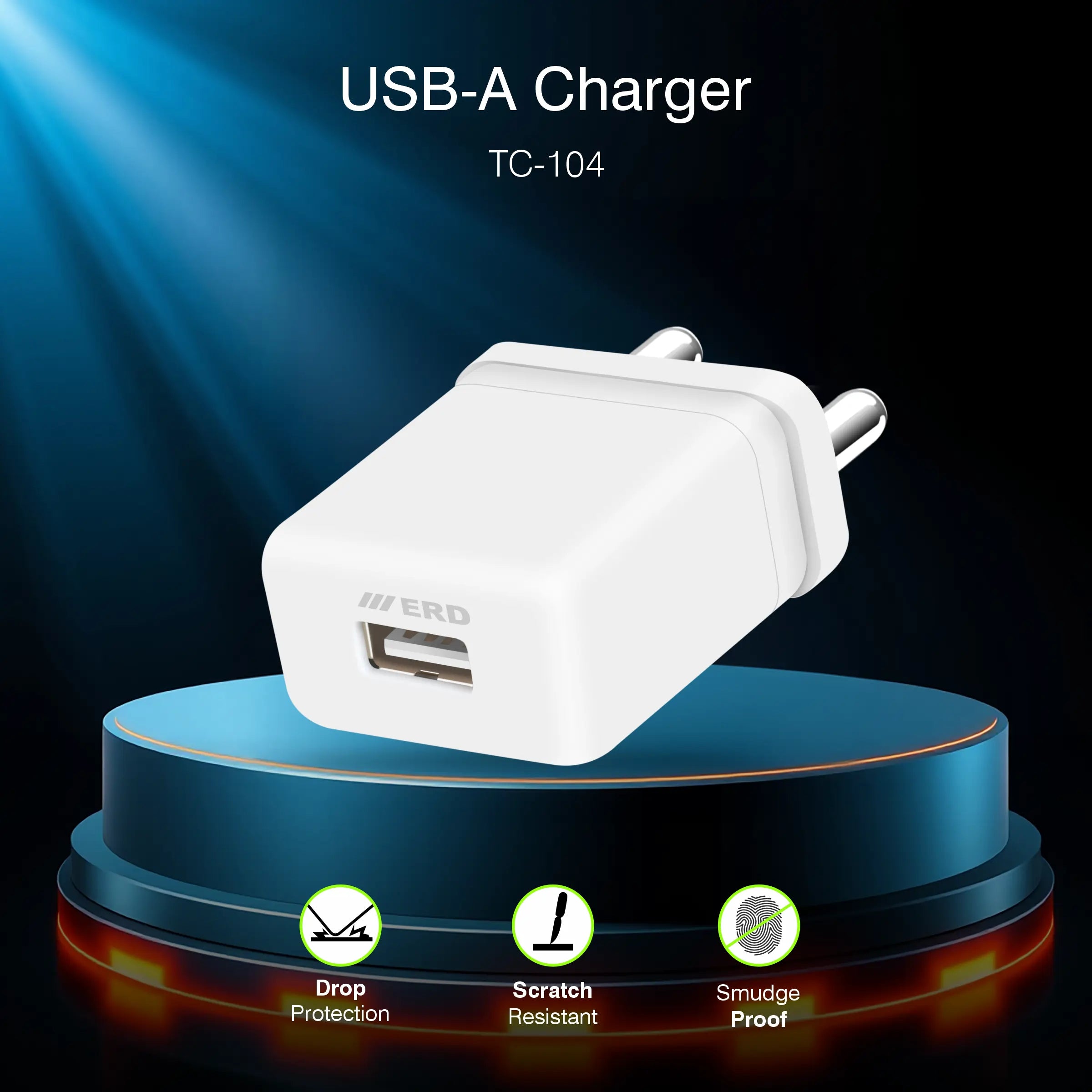 ERD TC-104 USB A Charger 5V/3Amp (15W)