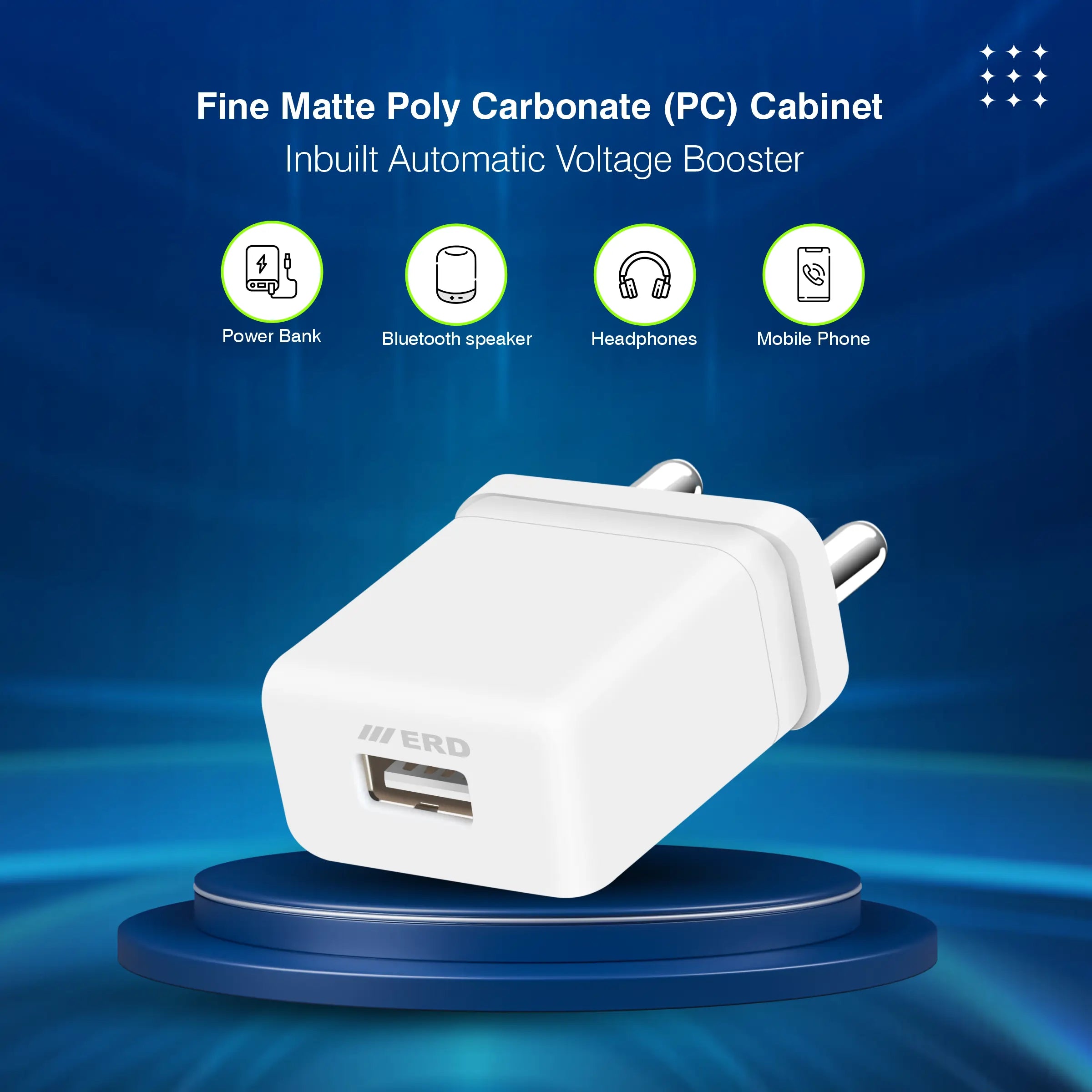 ERD TC-104 USB A Charger 5V/3Amp (15W)