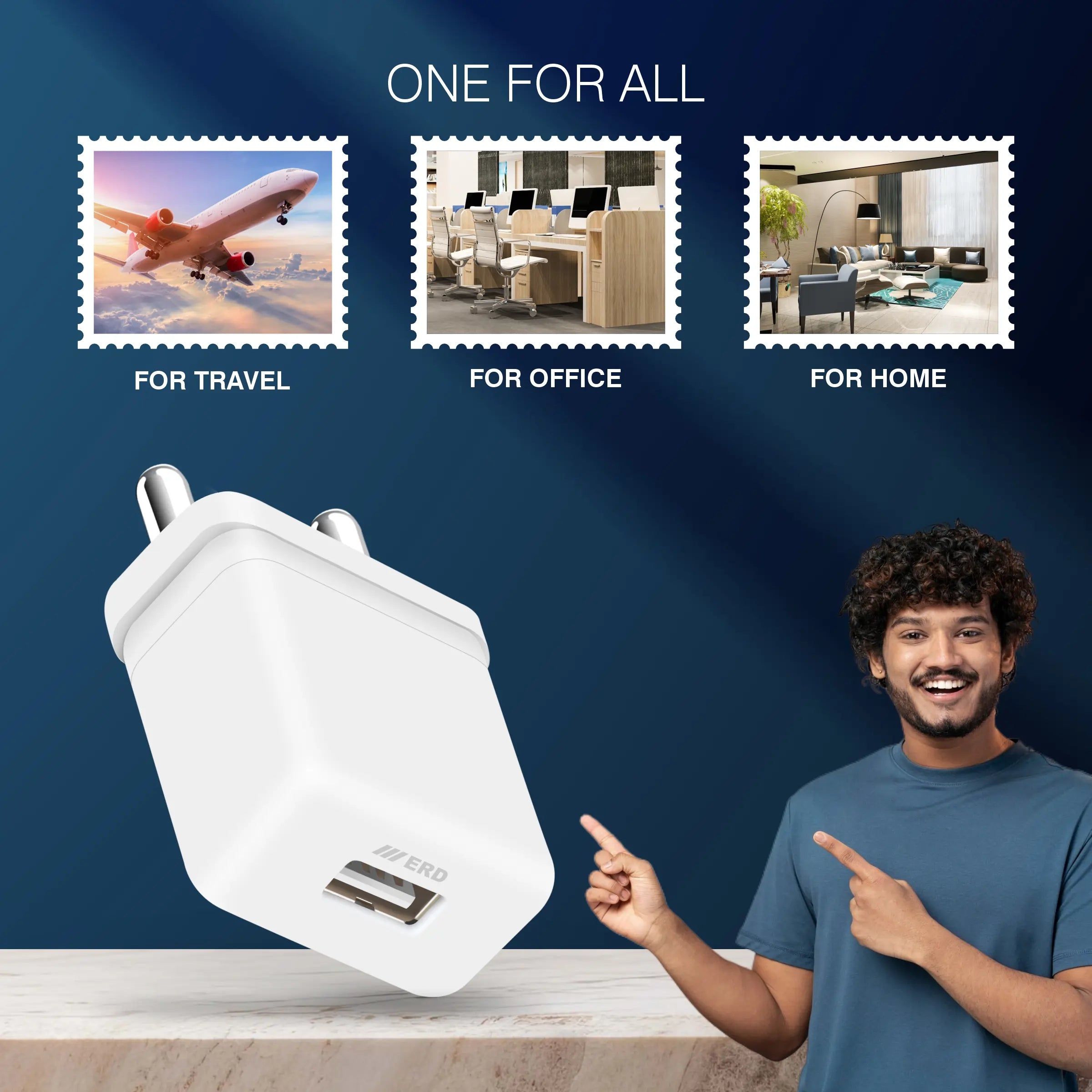 ERD TC-104 USB A Charger 5V/3Amp (15W)