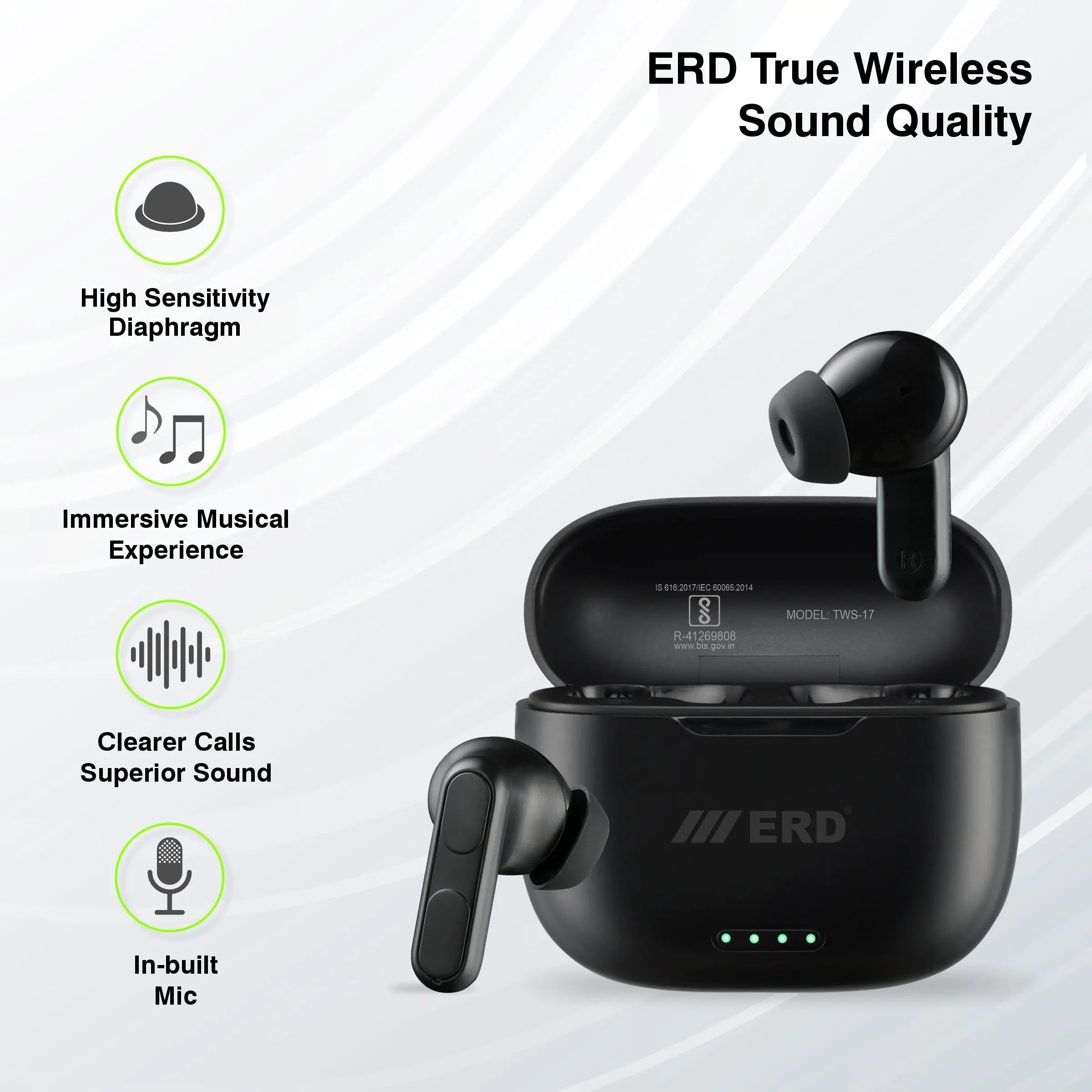 ERD TWS-17  Wireless Earbuds