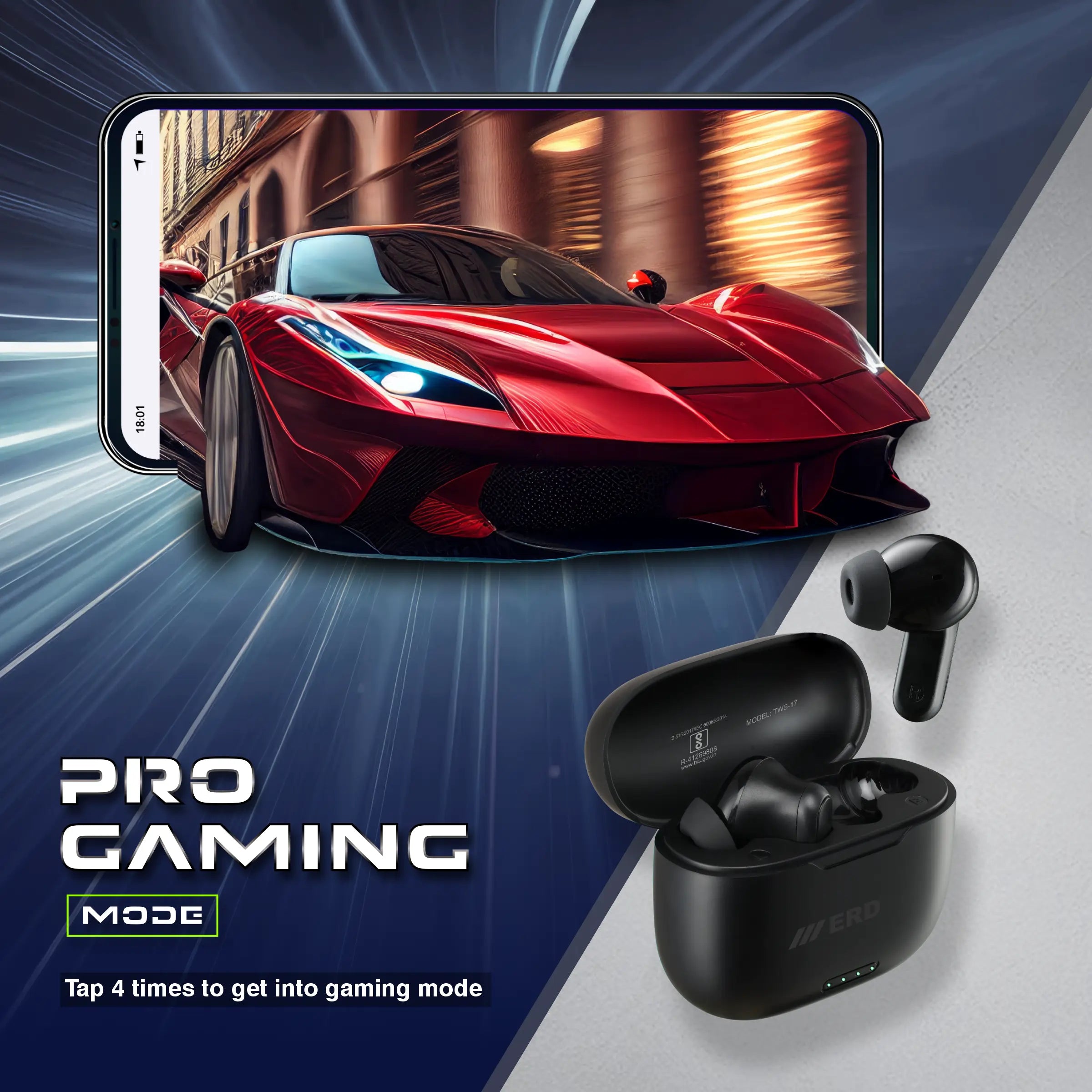 ERD TWS-17  Wireless Earbuds