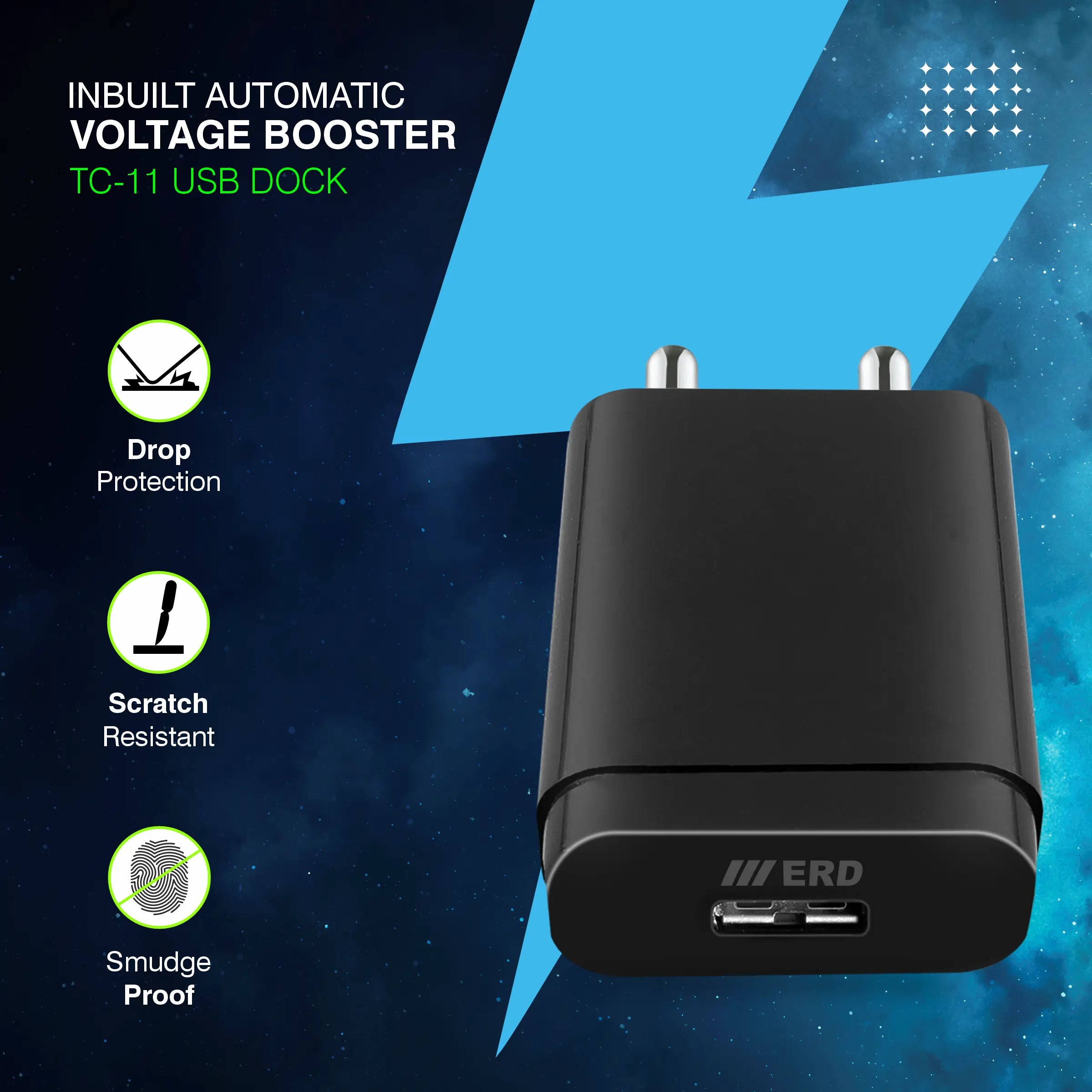 ERD TC-11 USB A Charger Dock 5V/1Amp (5W)