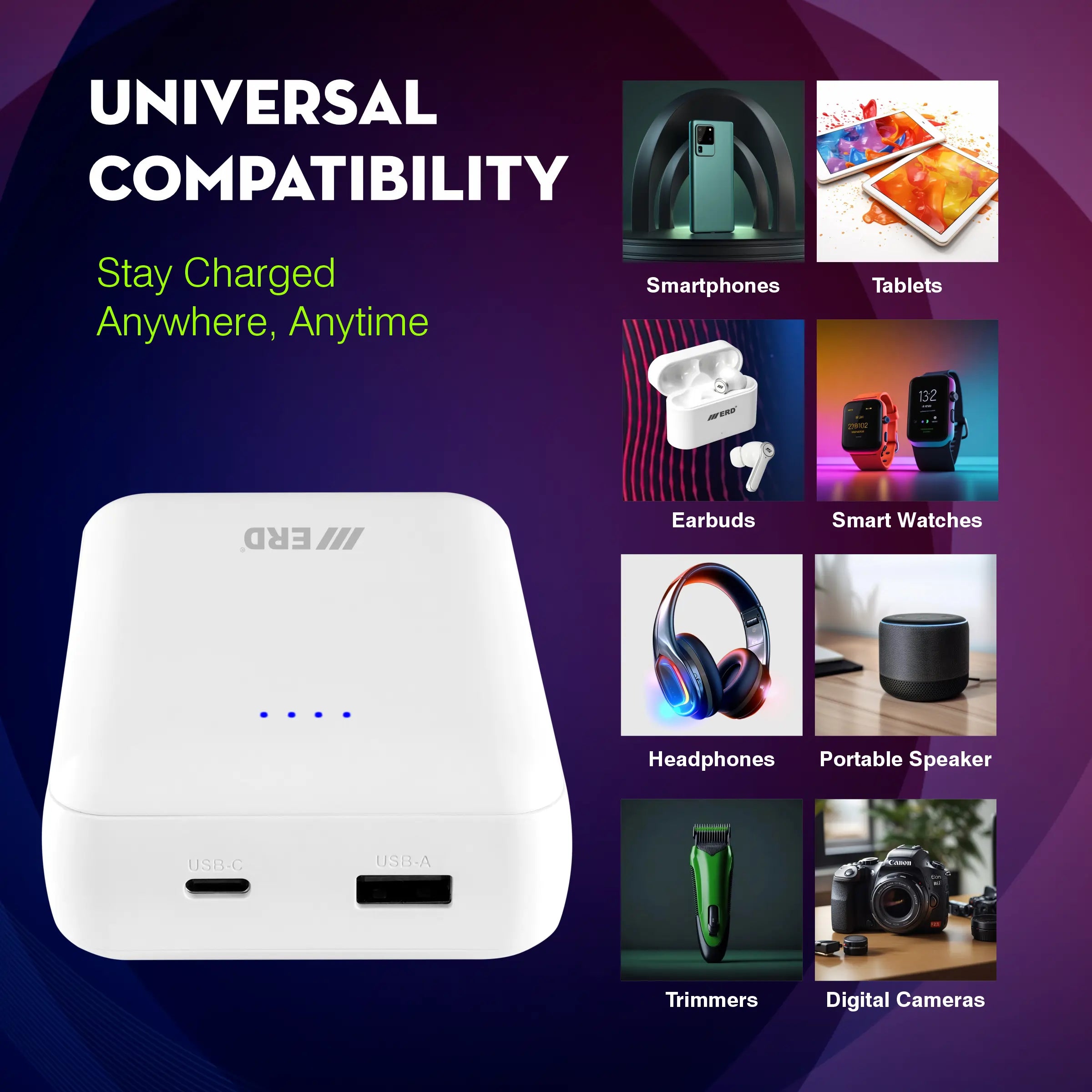 ERD PB-170 Power Bank 20000 mAh (25W)