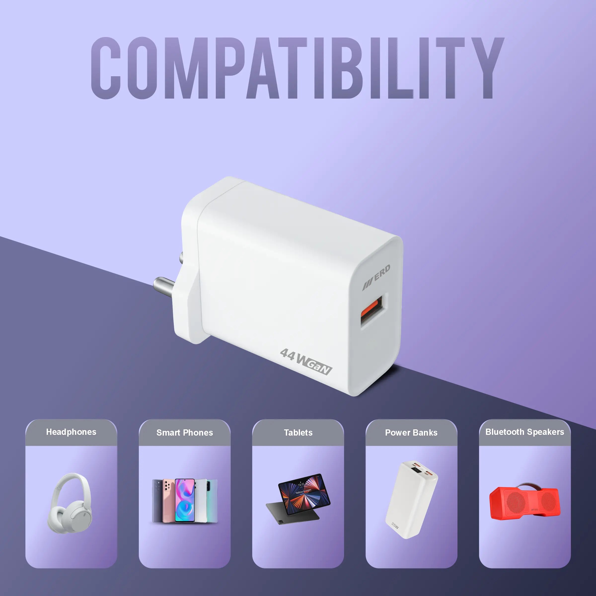 TC-126 USB-A GaN Charger, 44W