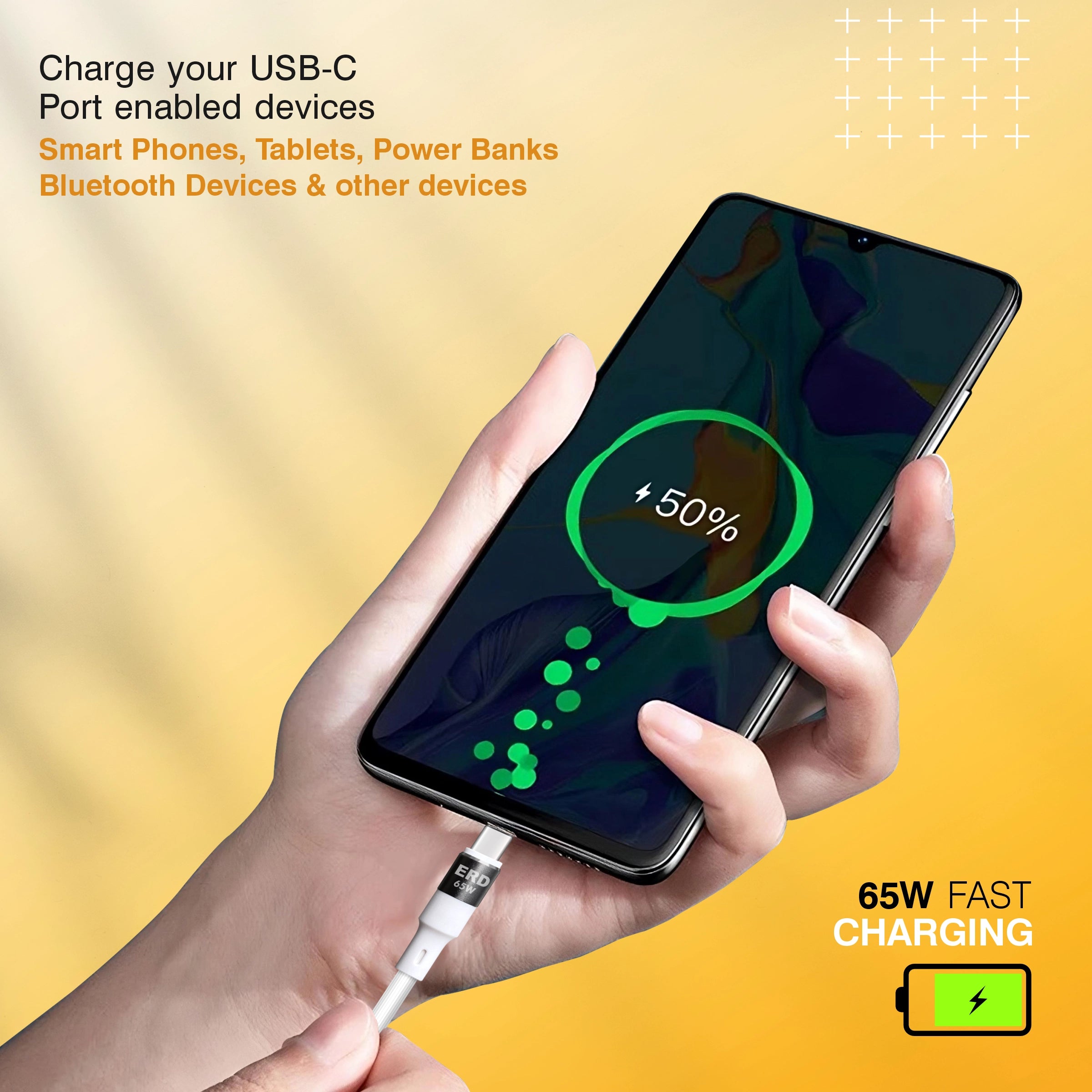 ERD UC-119 USB-C TO C Metal Data Cable