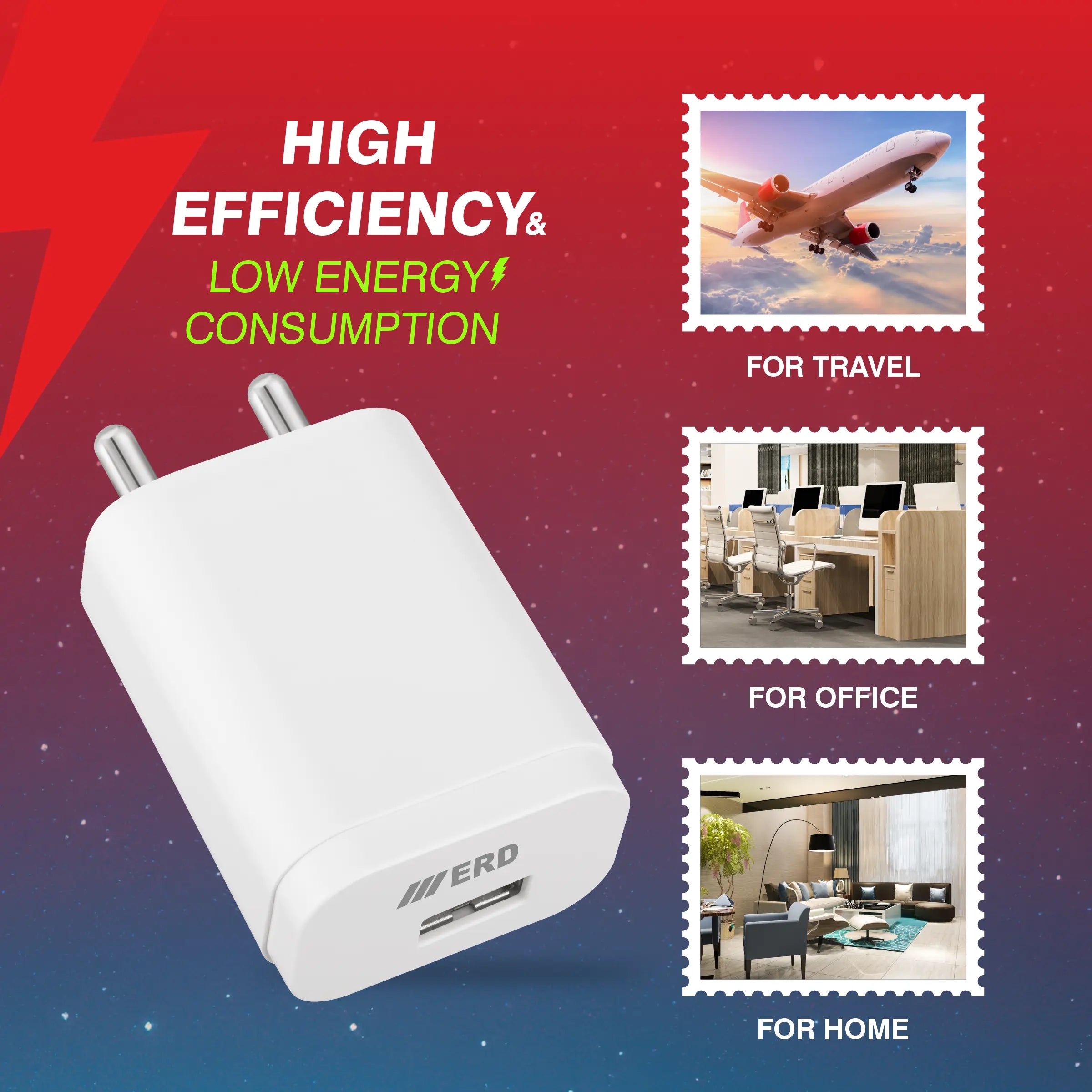 ERD TC-223 USB-A VOOC Charger 33W