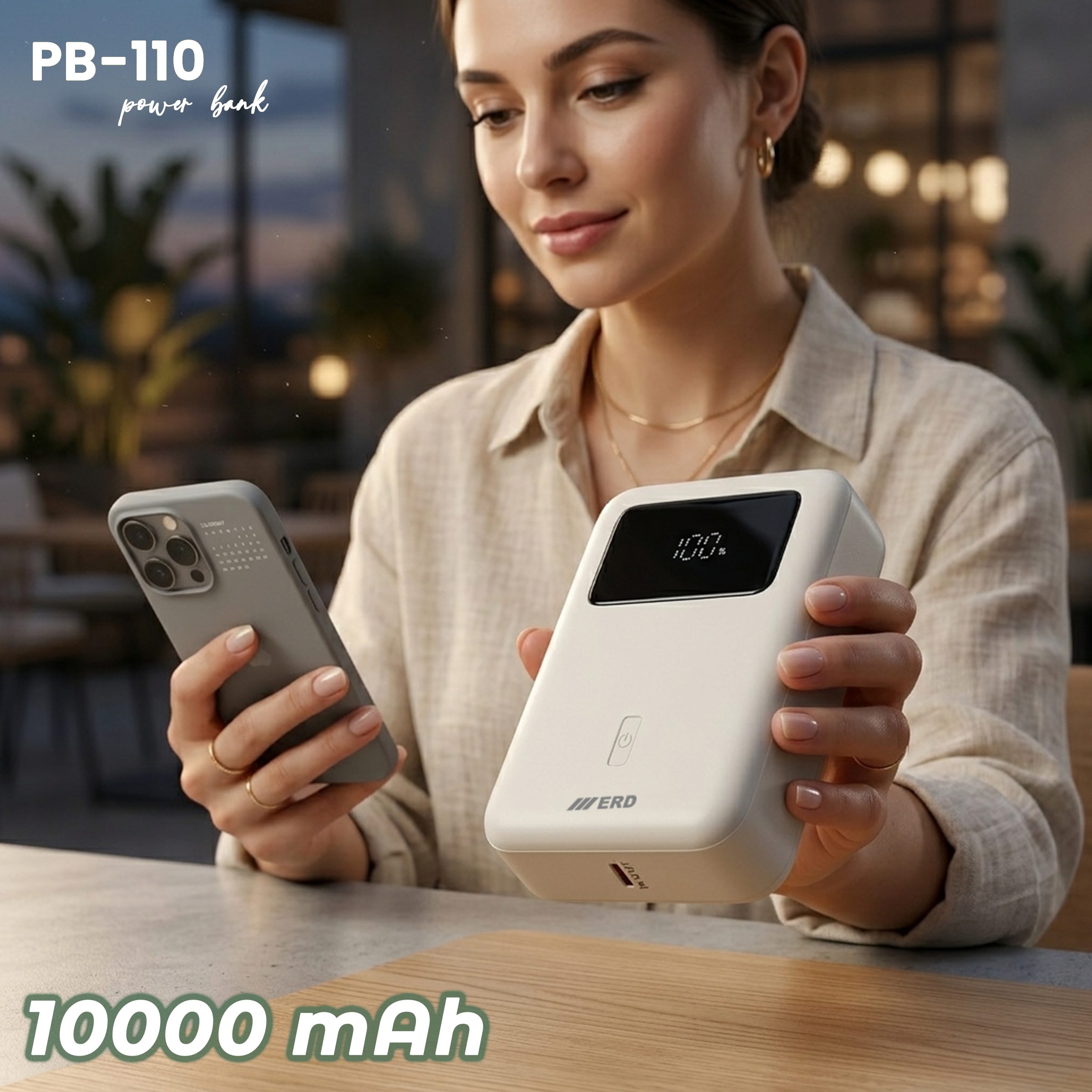 ERD PB-110 POWER BANK 10000mAh 25W