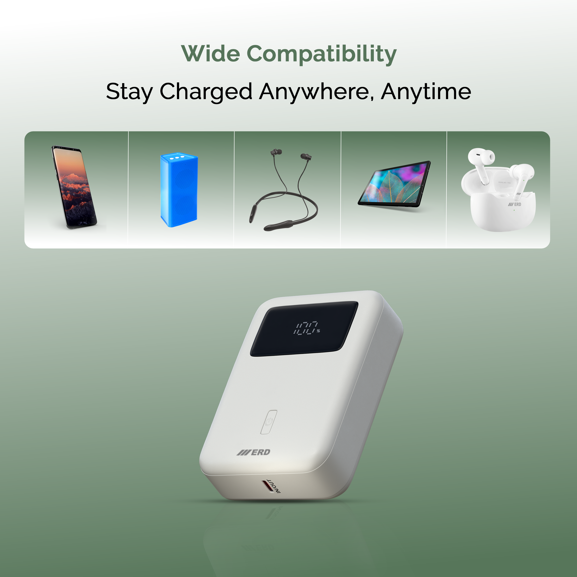ERD PB-110 POWER BANK 10000mAh 25W