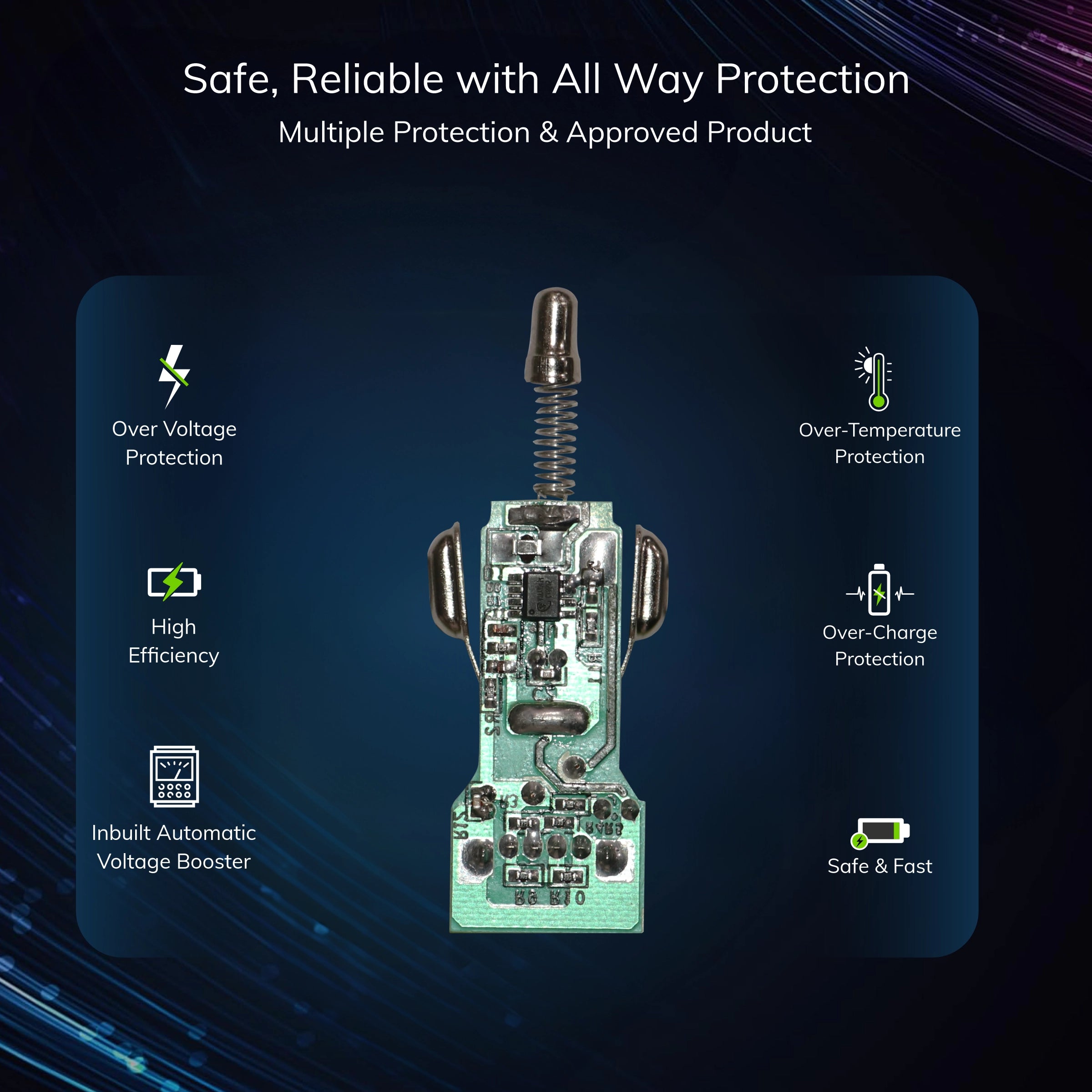 ERD MOBILE CHARGER CC-102 USB-A CHARGER + 2 IN 1 USB CABLE (Micro + USB-C Cable)