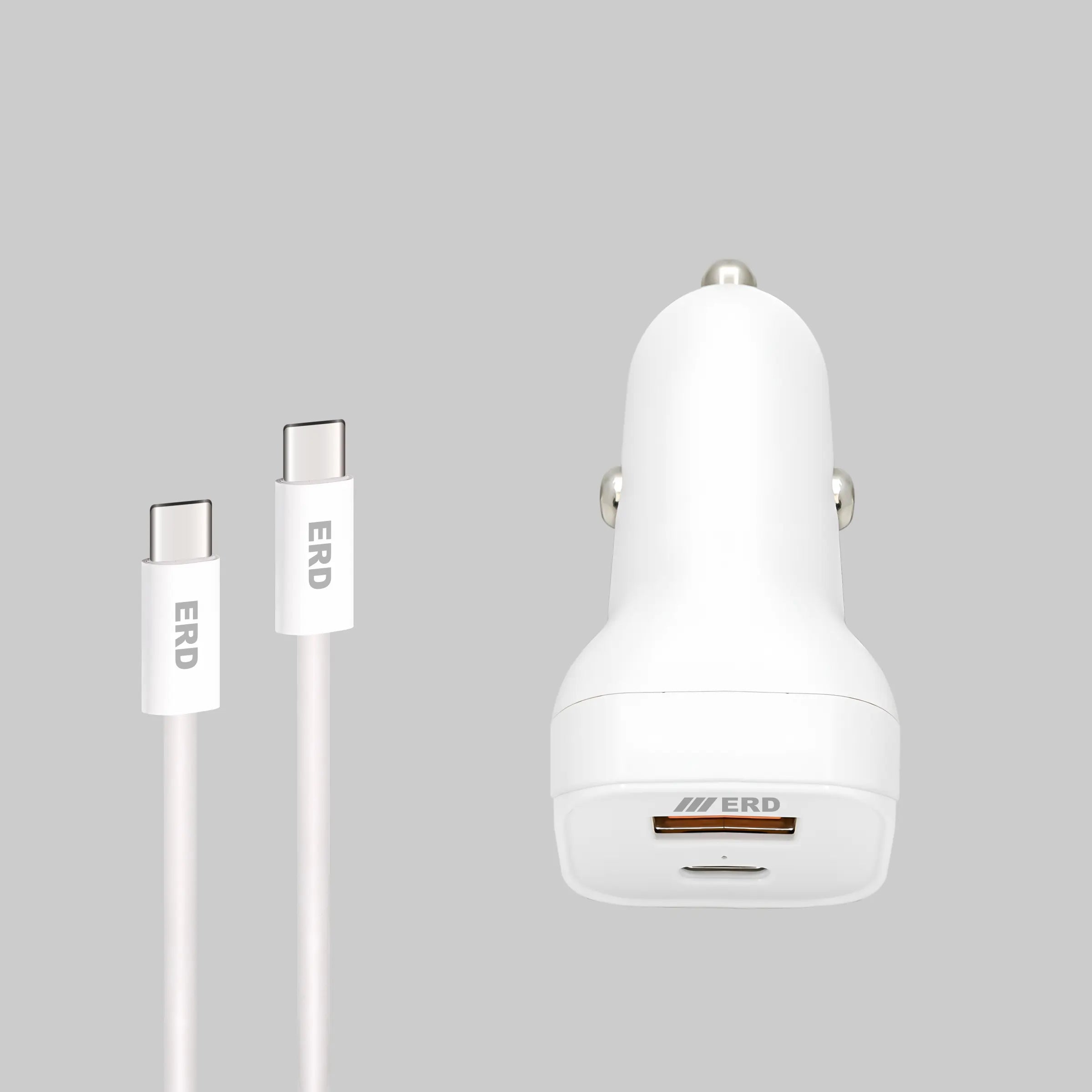 ERD CC-131 CHARGER USB A/ CTOC PD WHT 20W Fast Charger