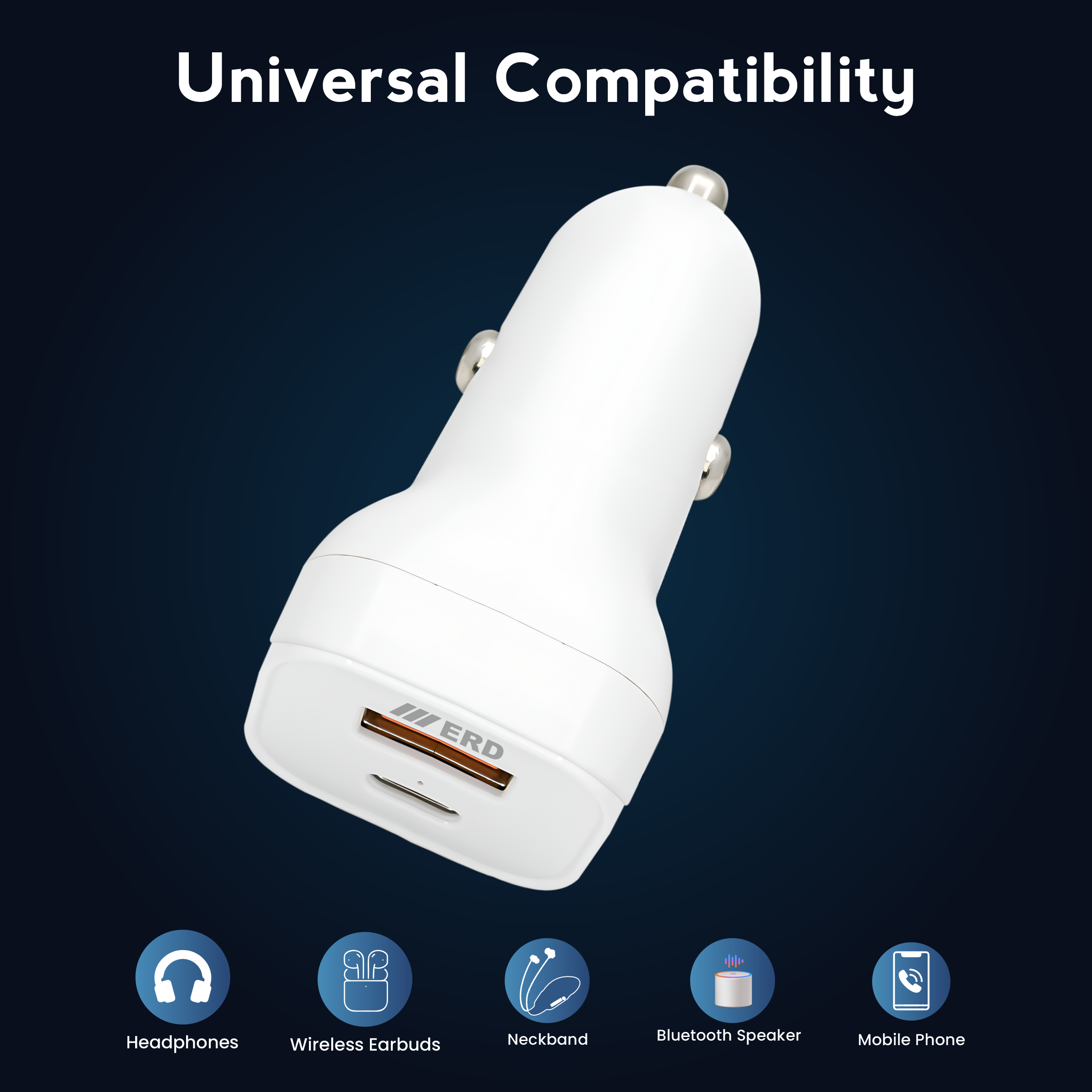 CC-131 USB-A /C FAST CAR CHARGER