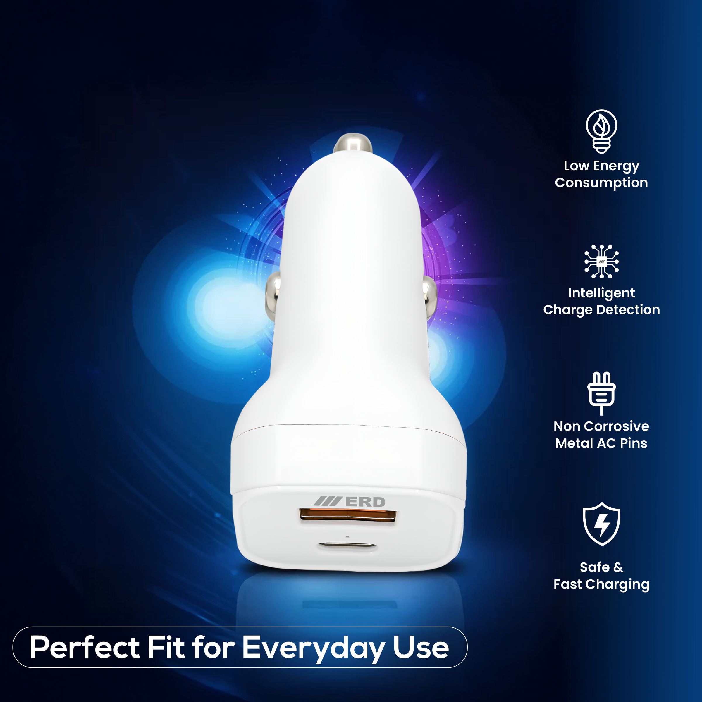 CC-131 USB-A /C FAST CAR CHARGER