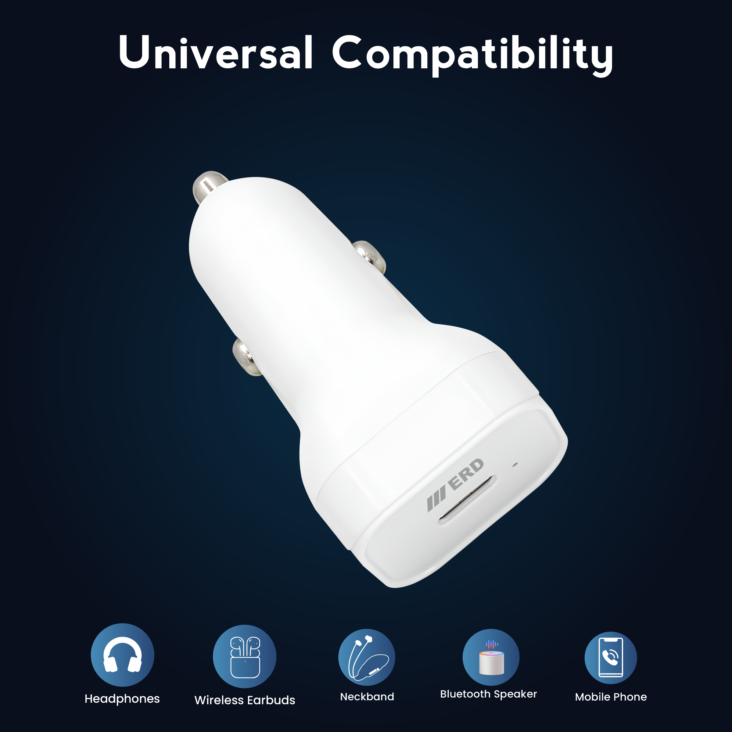 CC-132 USB-C DOCK FAST CAR CHARGER