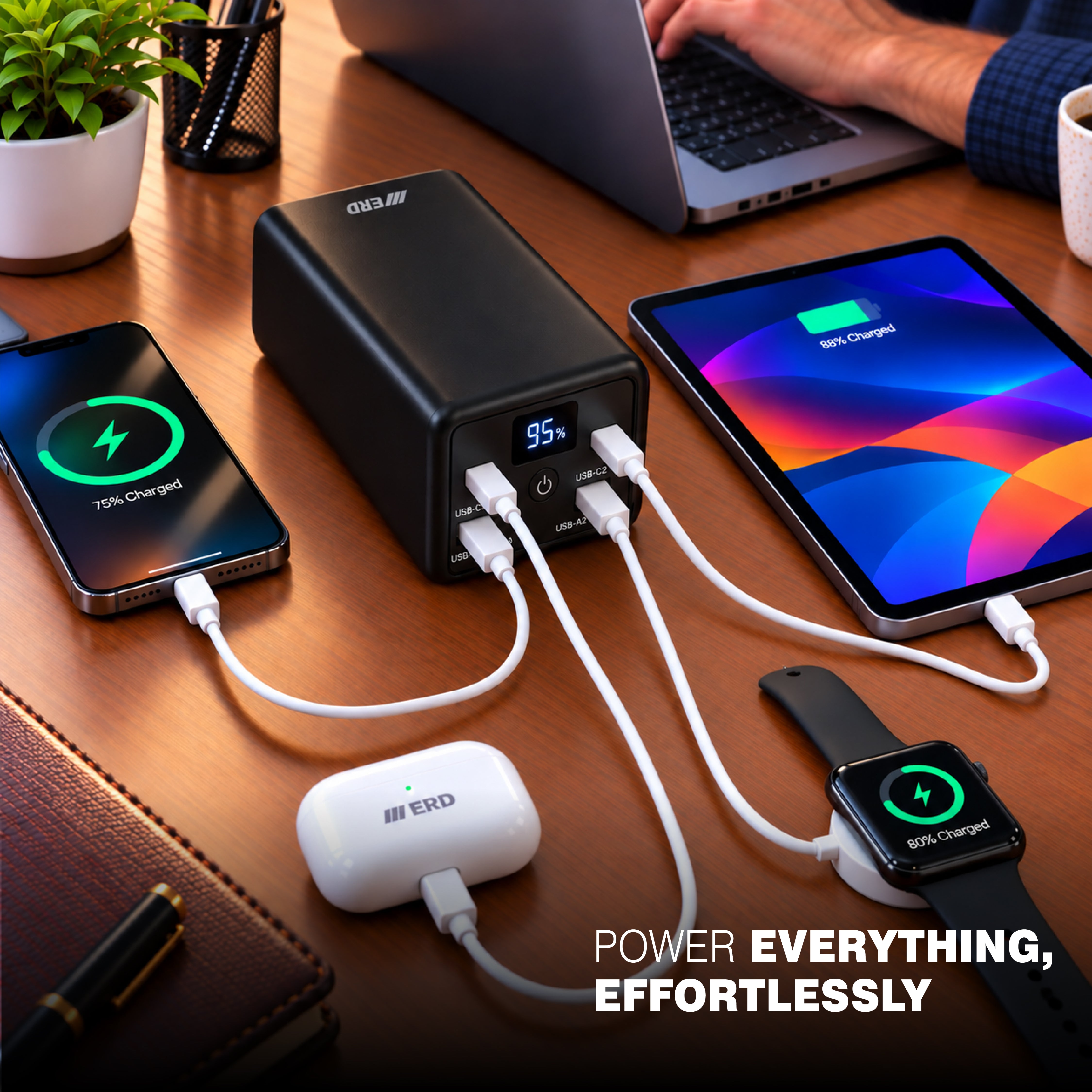 ERD PB-193 Power Bank 40000 mAh (25W)