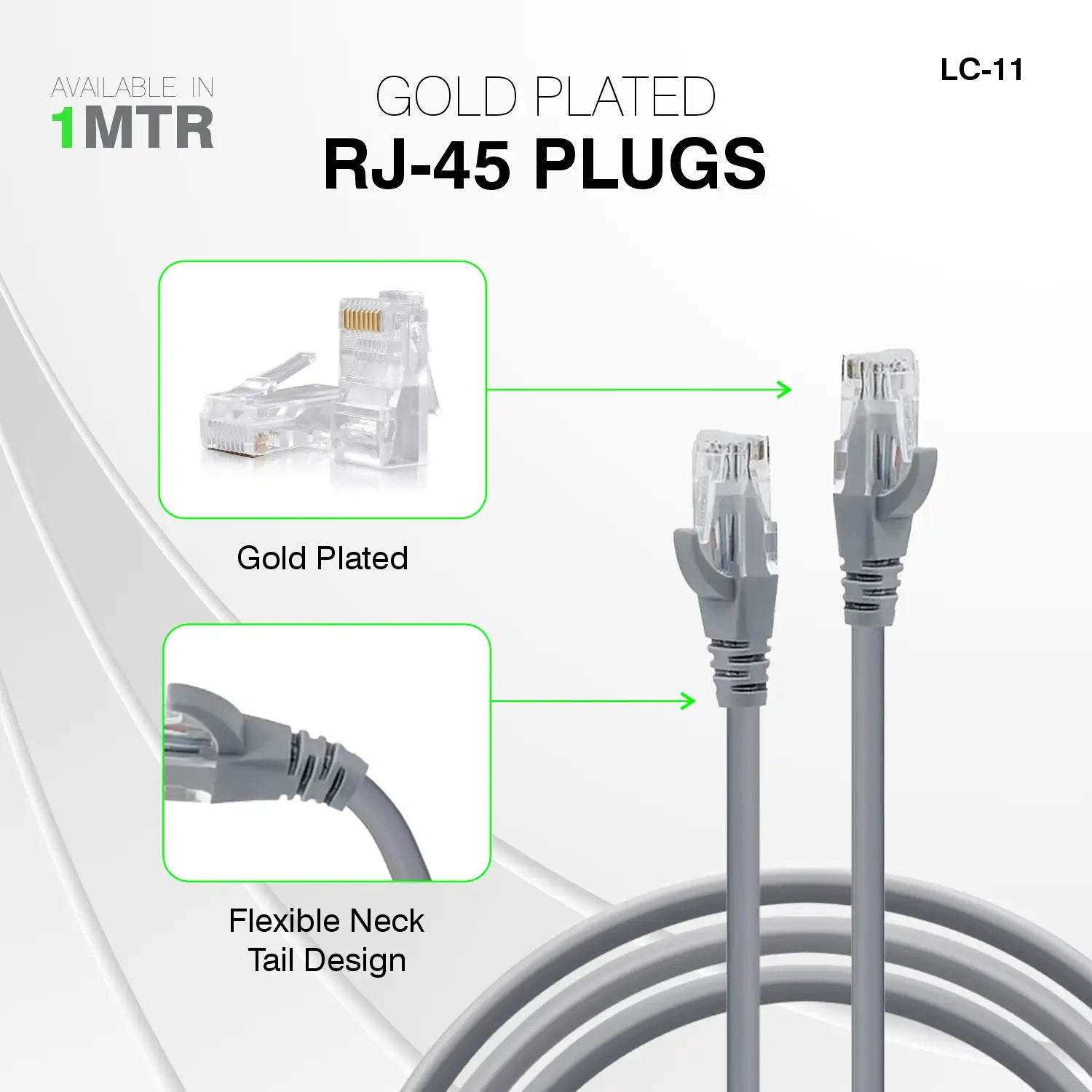 ERD Cat 6 Patch Cord LC-11 (1 Meter)