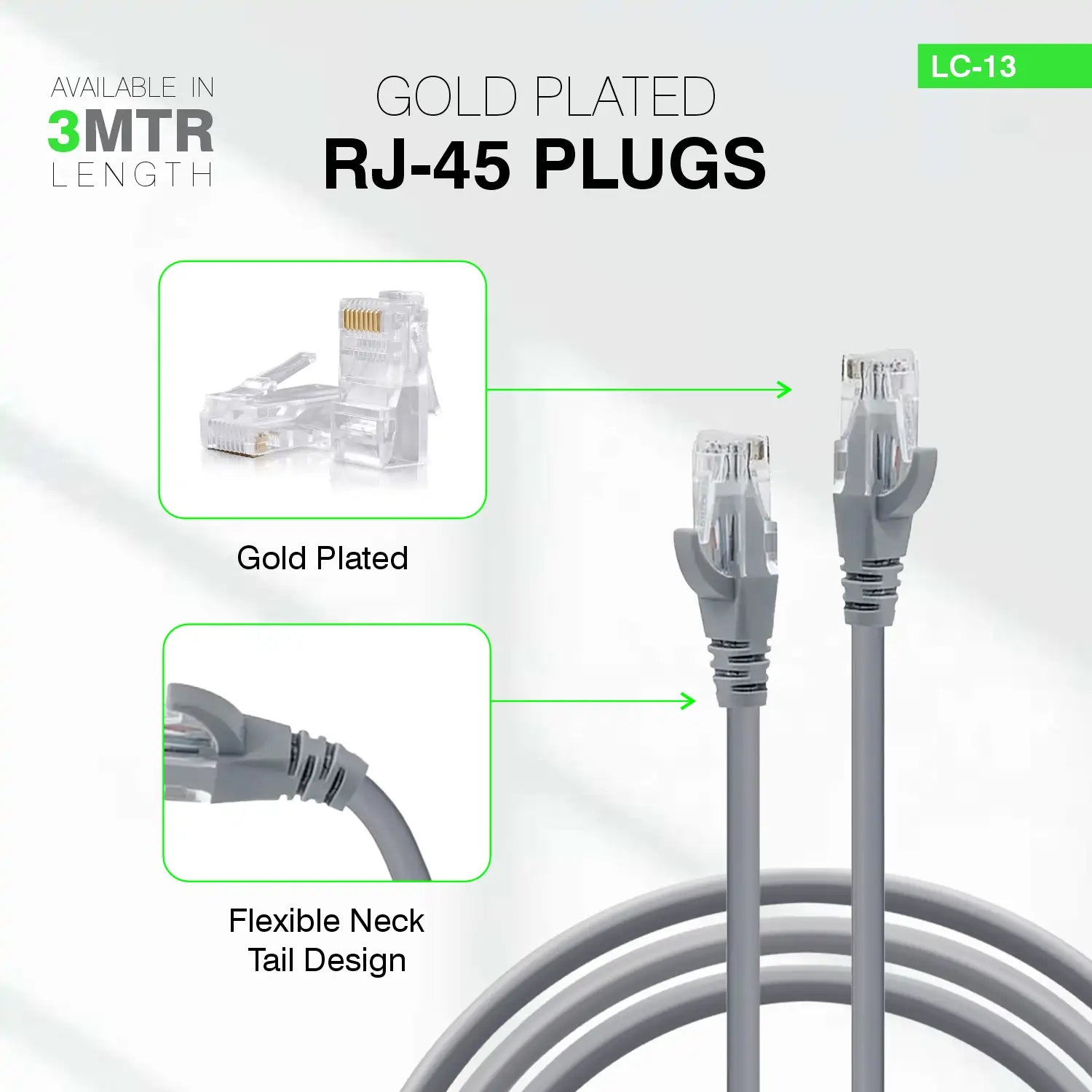 ERD Cat 6 Patch Cord LC-13 (3 Meter)