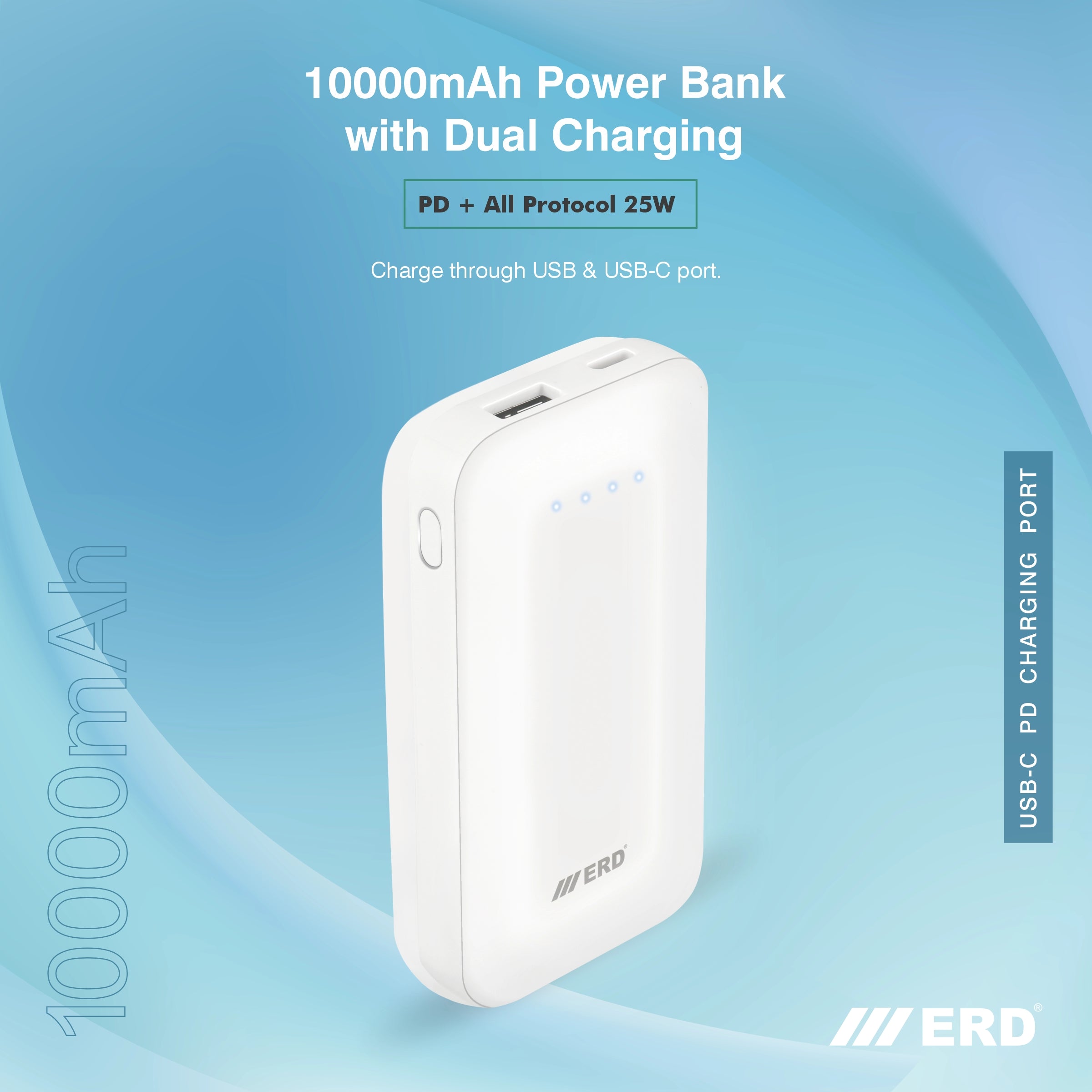 ERD PB-120 Power Bank 10000 mAh (25W)