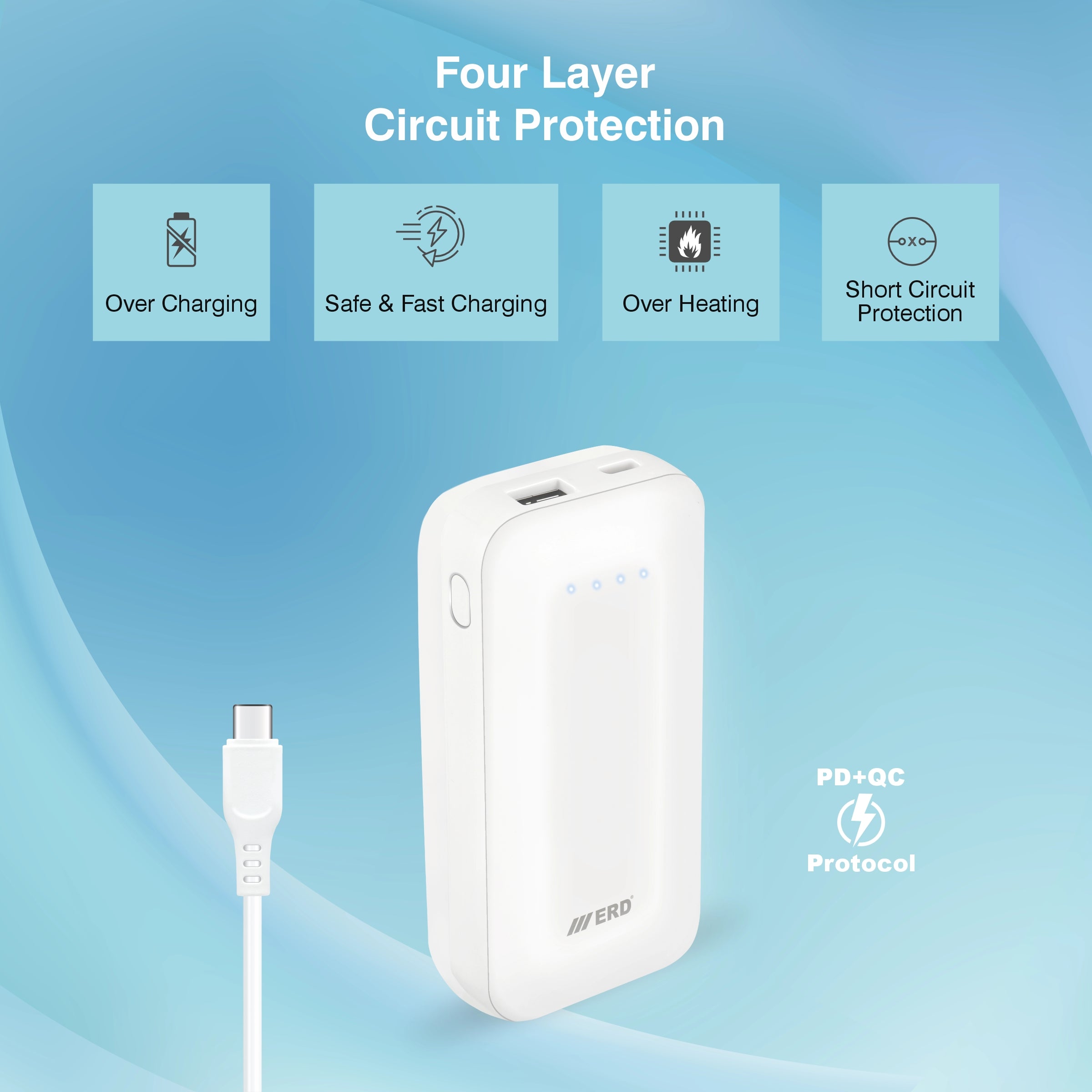 ERD PB-120 Power Bank 10000 mAh (25W)
