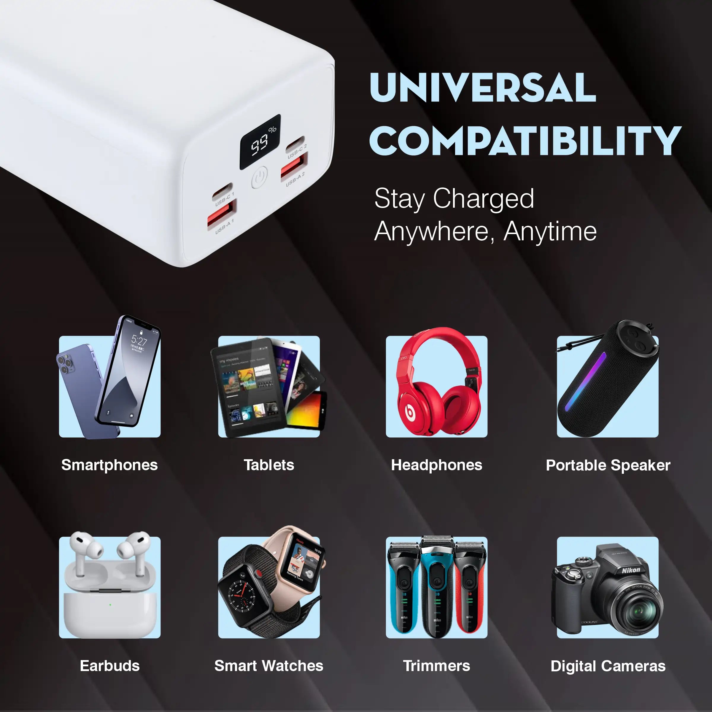 ERD PB-191 Power Bank 30000 mAh (25W)