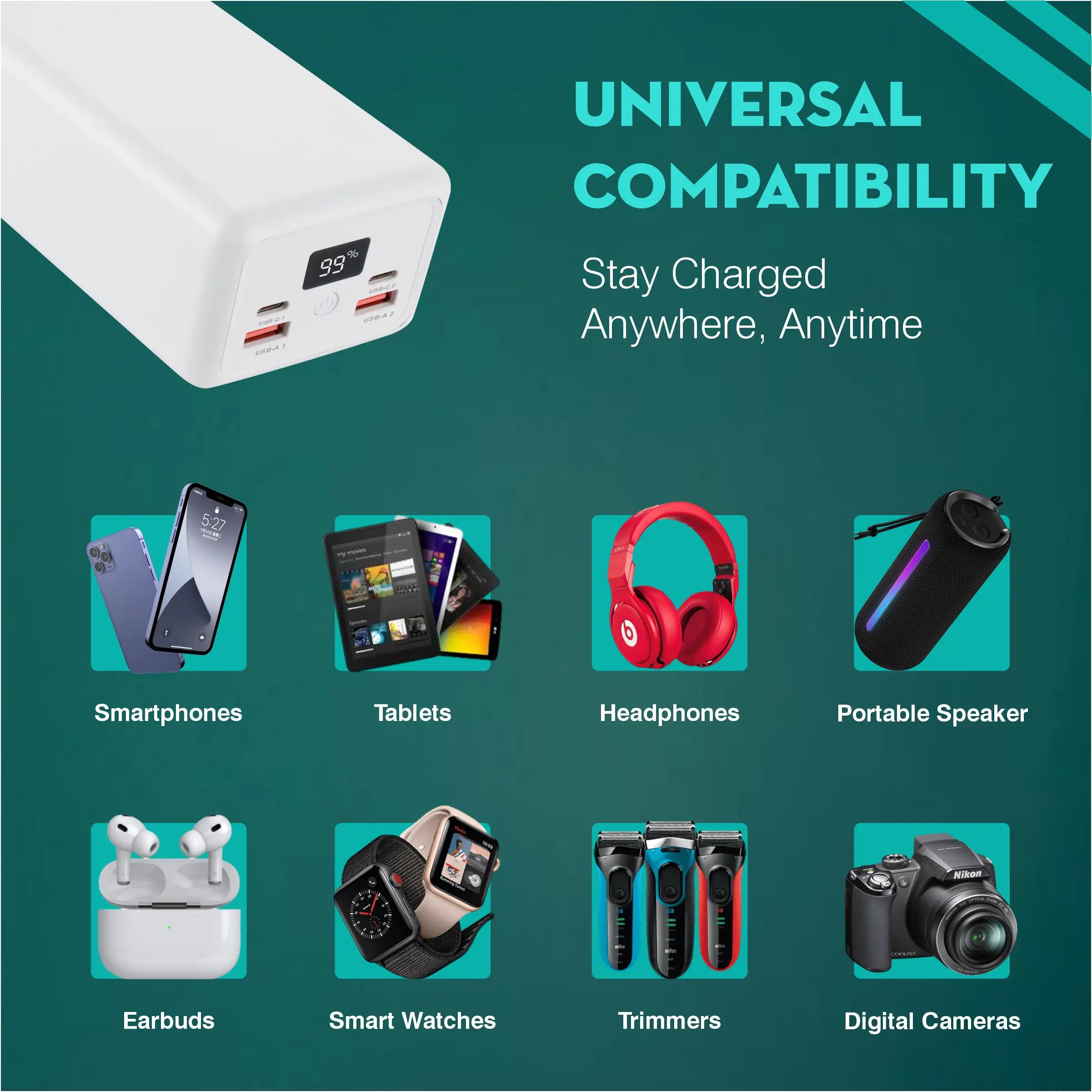 ERD PB-192 Power Bank 30000 mAh (25W)