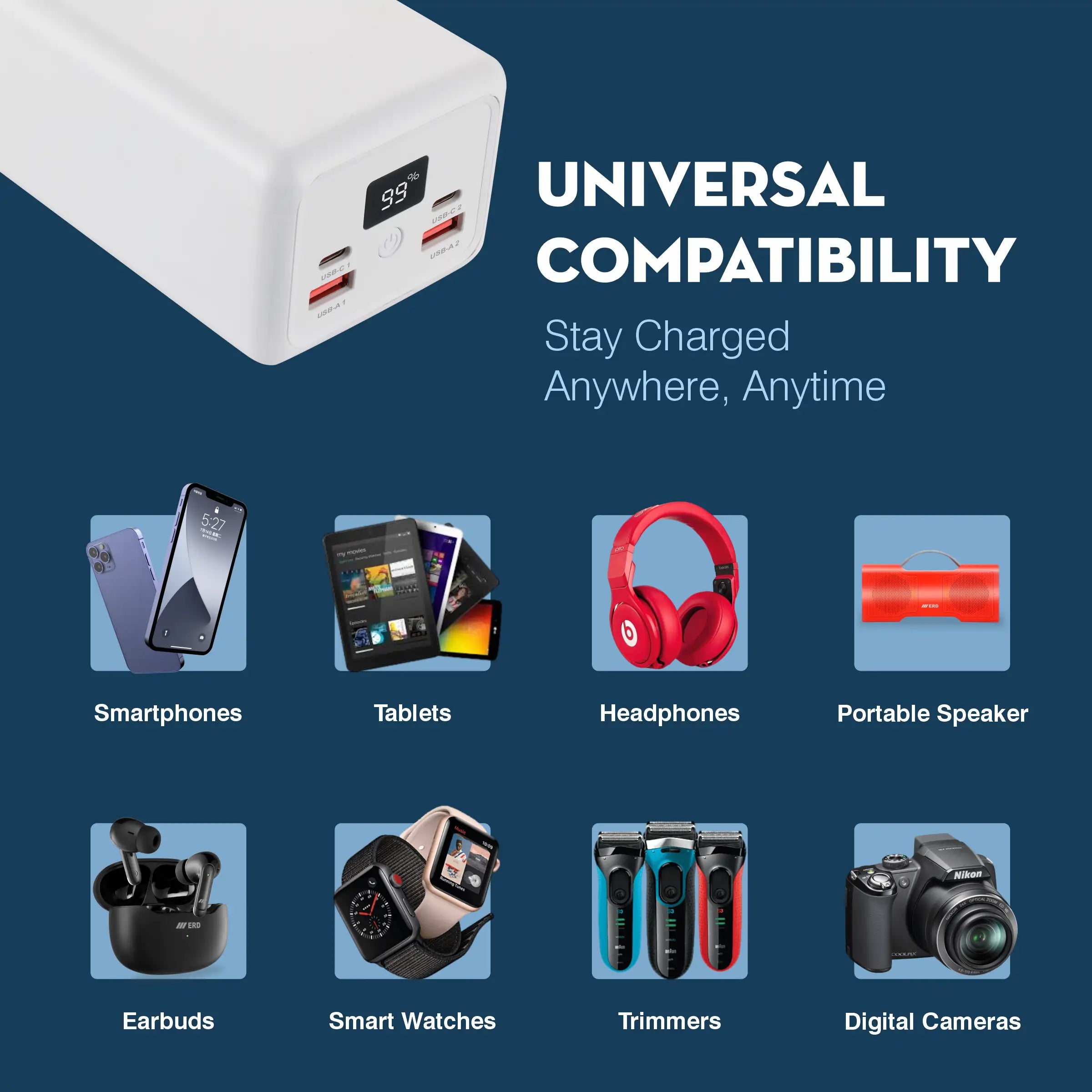 ERD PB-193 Power Bank 40000 mAh (25W)