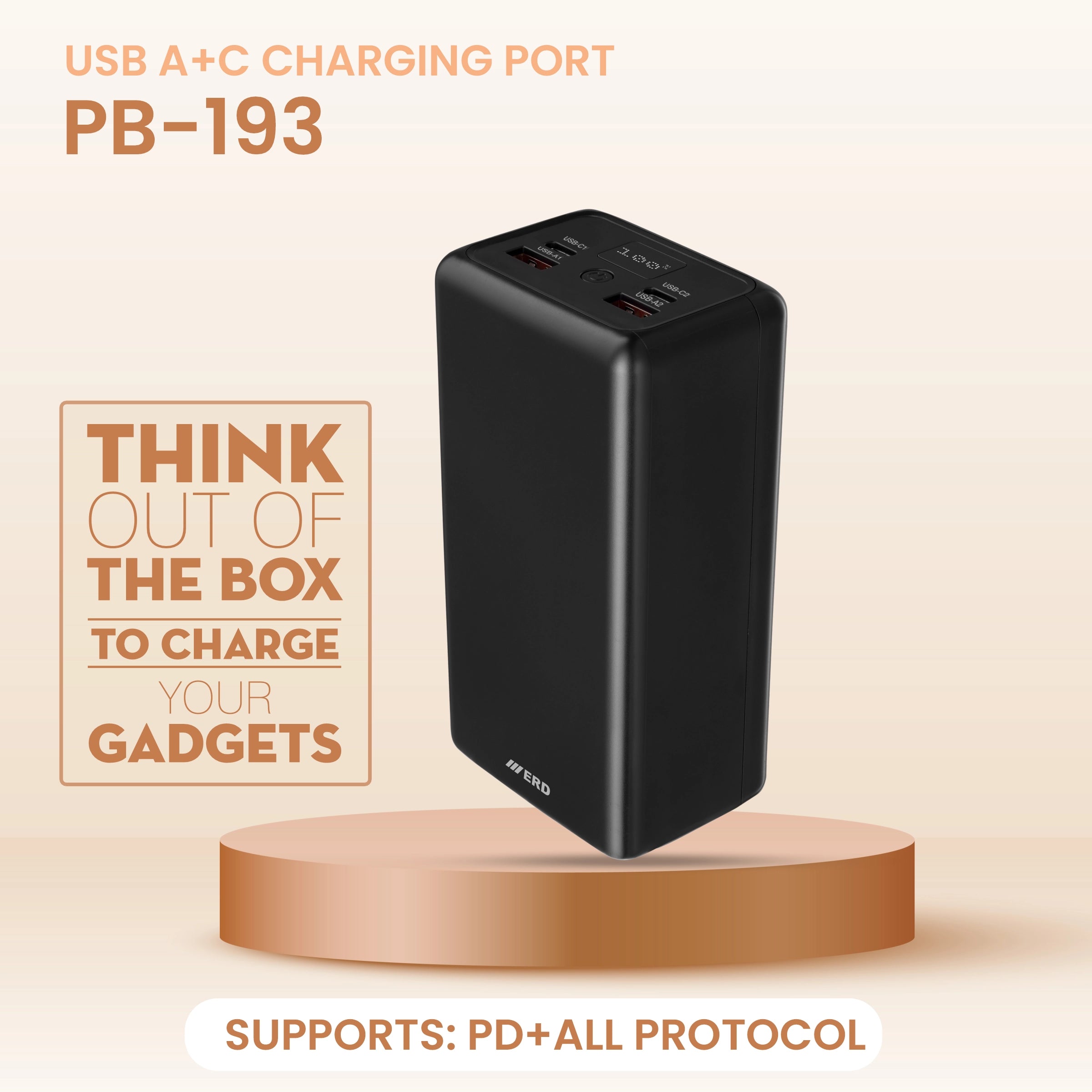ERD PB-193 Power Bank 40000 mAh (25W)